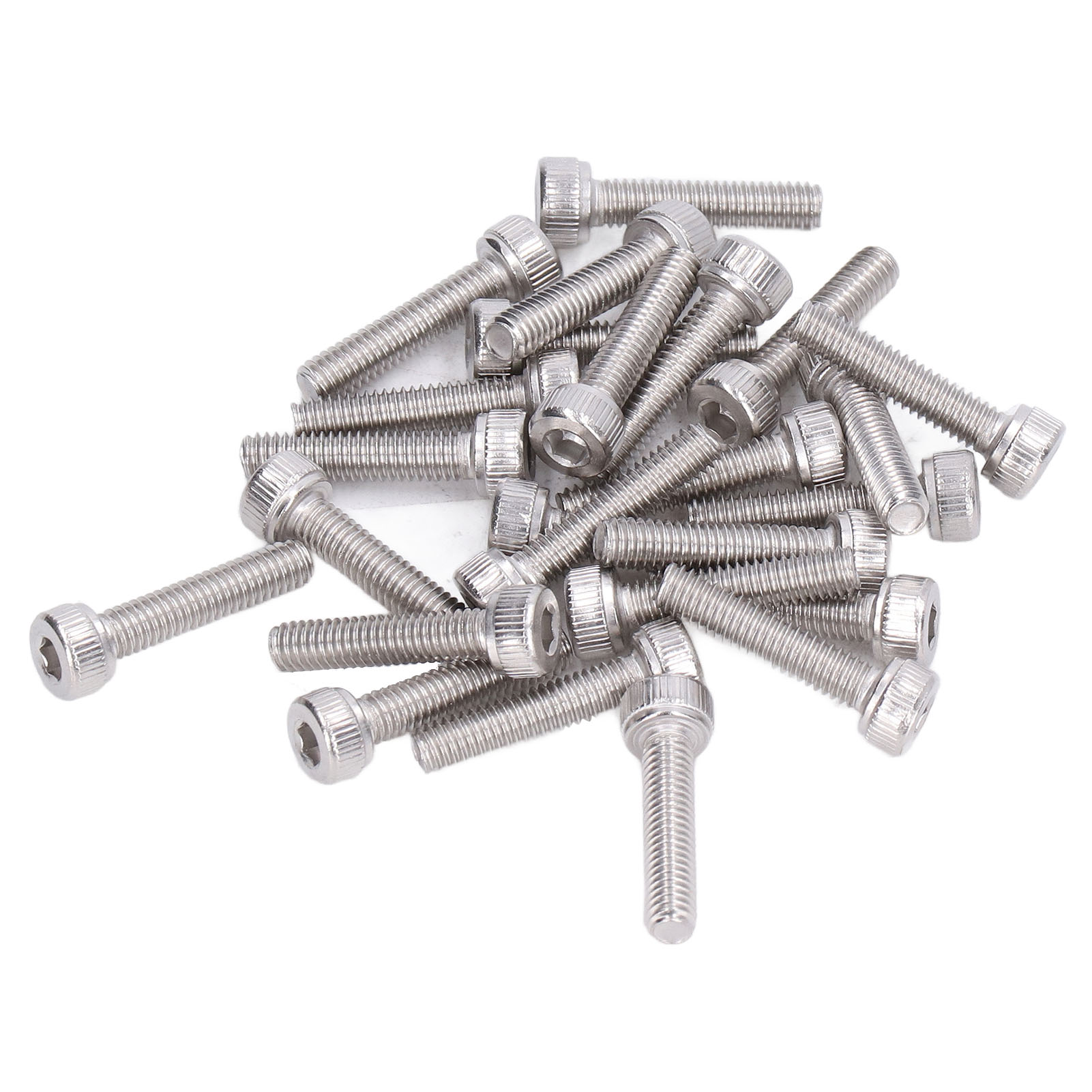 Packung Mit 100 M4x0,7 Mm Innensechskantschrauben, Verzinkter Stahl, Industriebefestigungssatz 2800-0004-0016