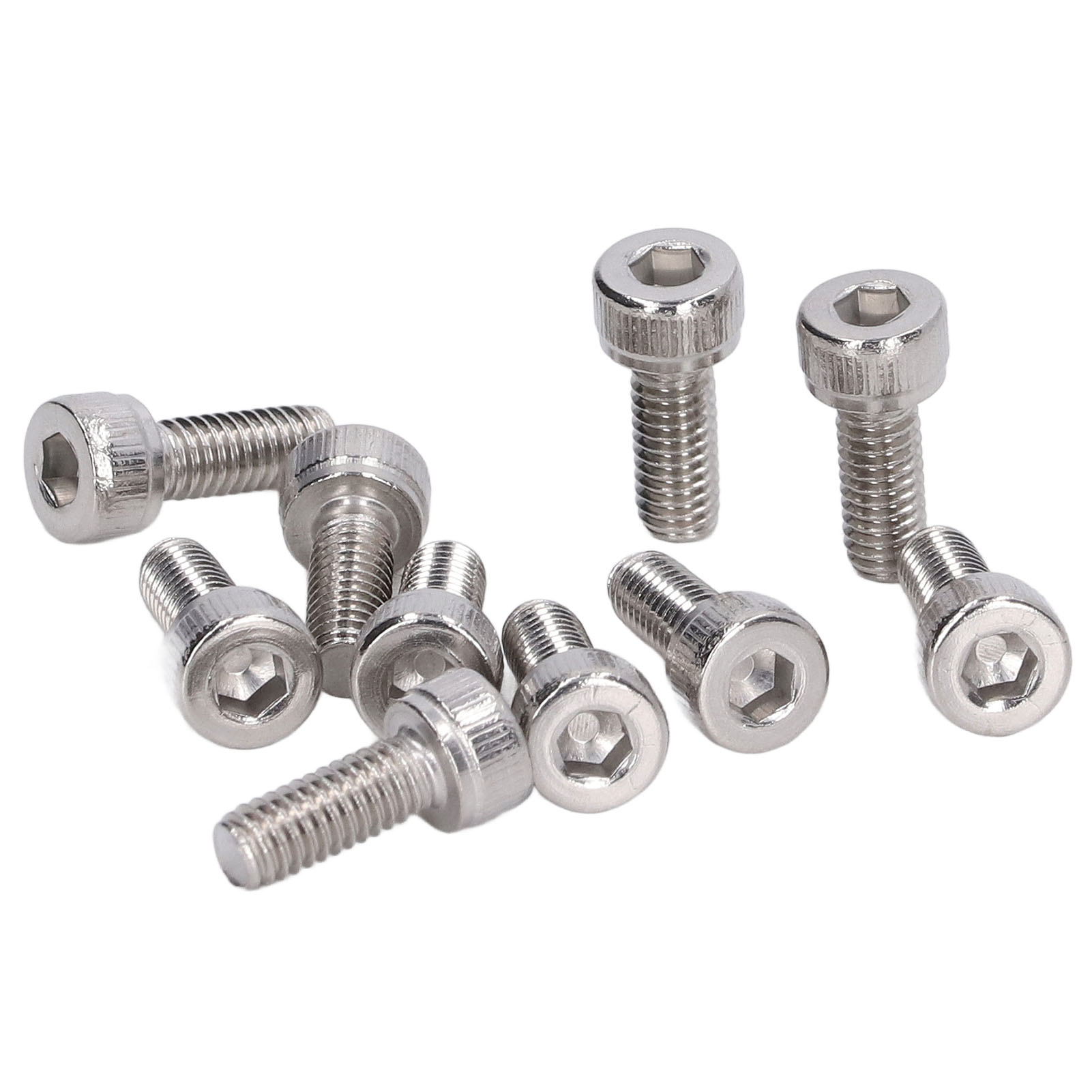 M4x0,7 Mm Innensechskantschrauben, 100er-packung, Verzinkte Stahlschrauben, Industriebefestigungssatz 2800-0004-0010