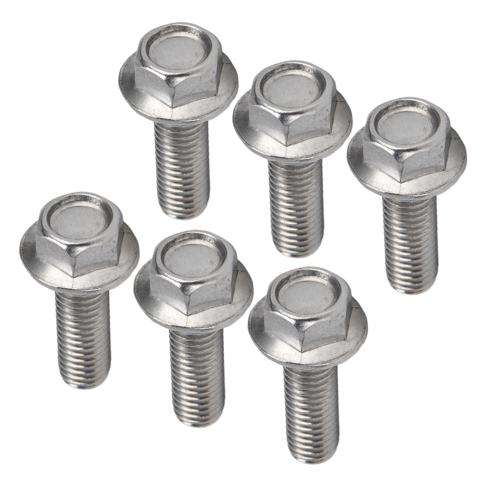 Din 6921 M10x30 Sechskant-kragenschrauben, A2-70 Edelstahlschrauben Mit Integrierter Unterlegscheibe, 20er-packung