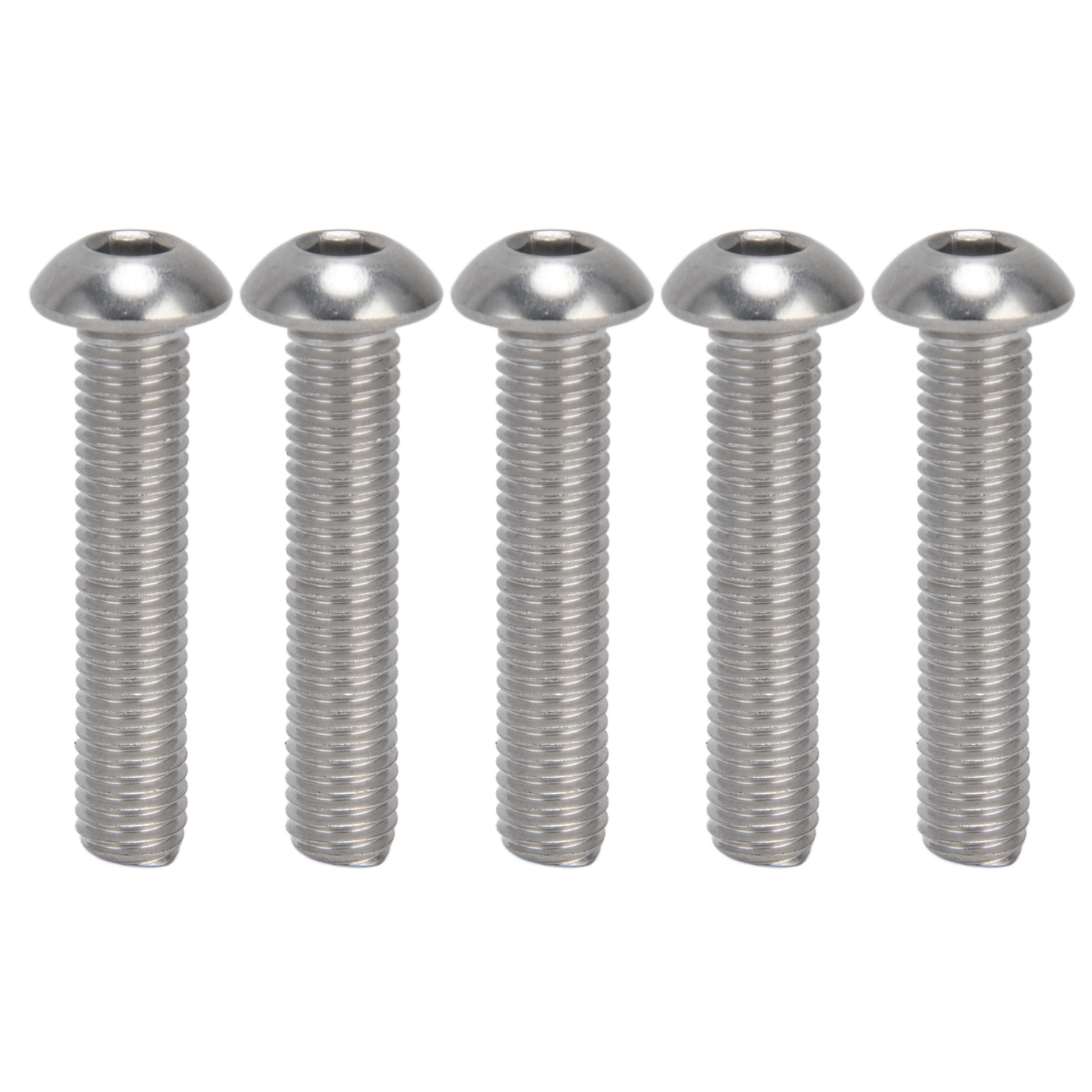 Packung Mit 30 Innensechskantschrauben Aus Edelstahl A2, M10x1,50, Grobgewinde, M10x50-set