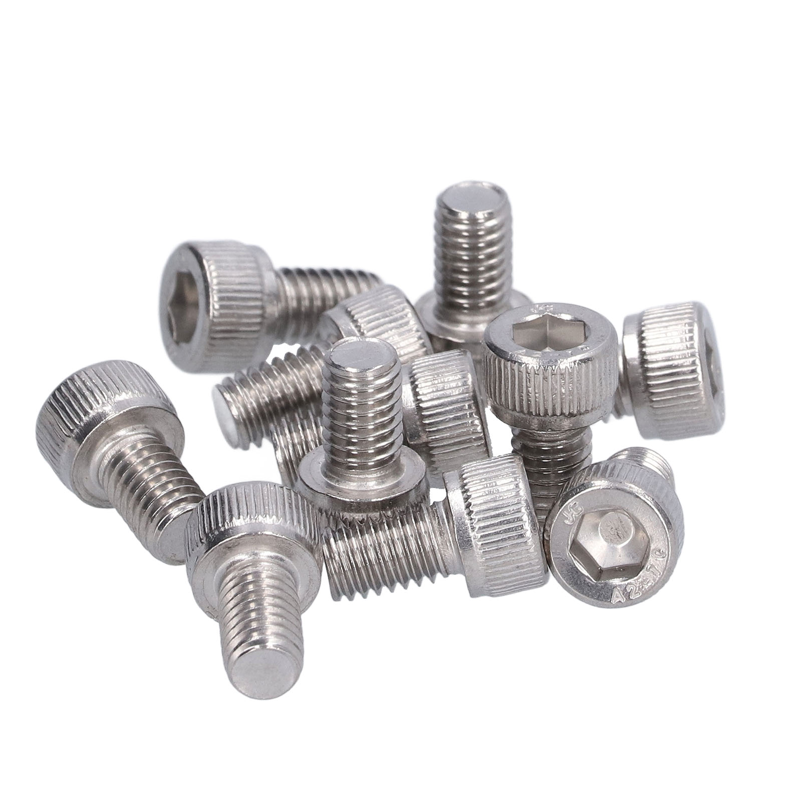 Packung Mit 30 M6x16 Innensechskantschrauben, Schrauben Aus Edelstahl 304 A2-70, Din 912-norm.