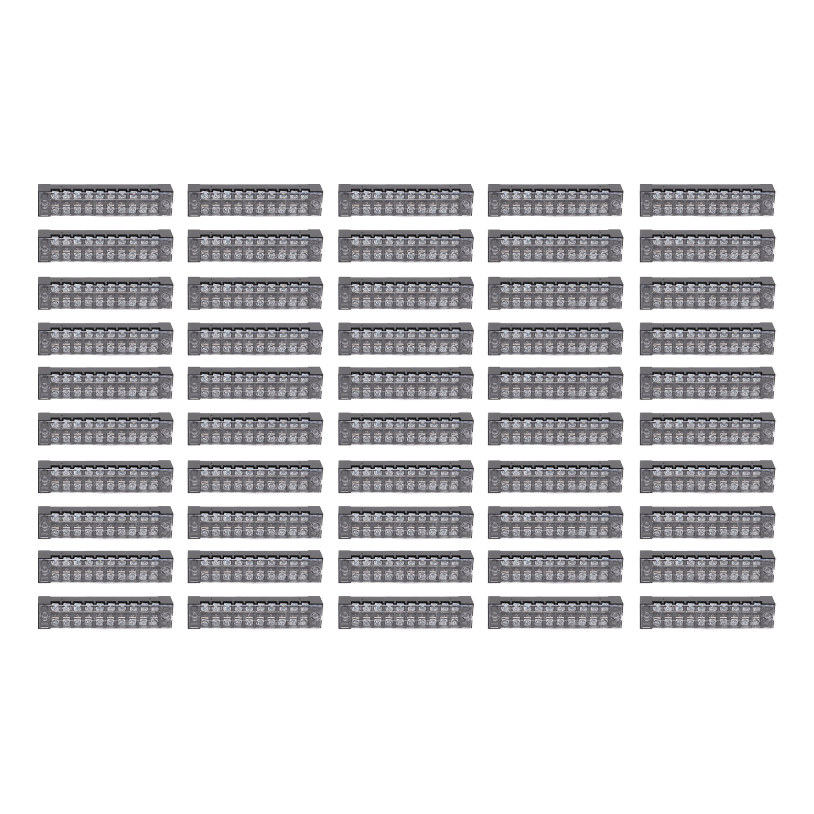 50-teiliger Elektrischer Verbinder, Zuverlässiger Kompakt-anschlussblock, Optimale Leitfähigkeit, 5a 600v-leitung Für Werkstätten