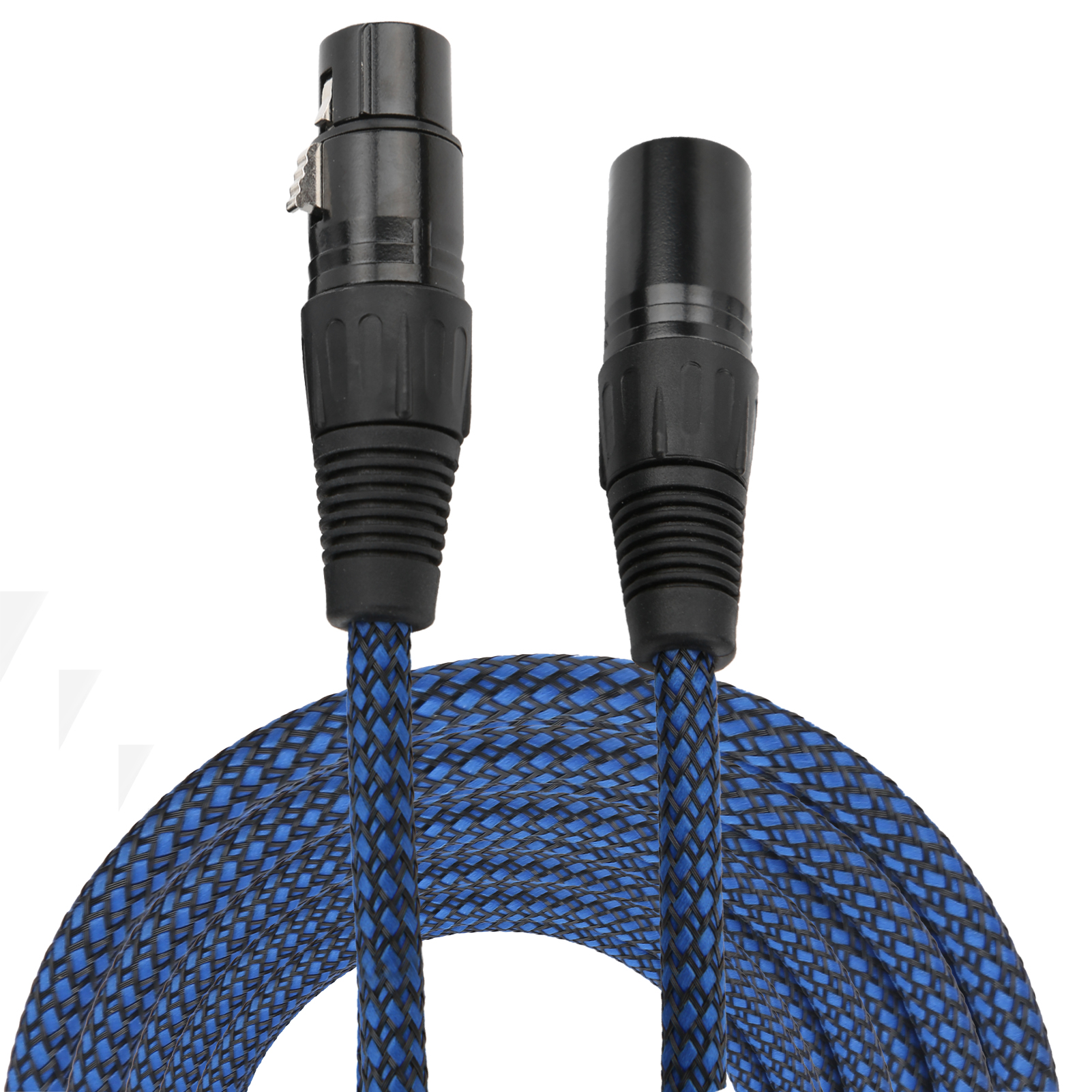15 M (49,2 Ft) Langes, Zugfestes Xlr-kabel (stecker Auf Buchse) Für Frequenzmischer, Dmx-bühnenbeleuchtung Und Audio