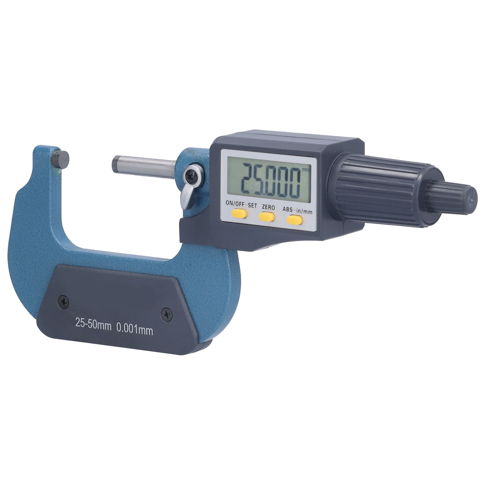Professionelles Digitales Mikrometer 0,001 Mm, Dickenmessung 25–50 Mm, Genauigkeit 0,00005 Zoll, Hochwertiges Messwerkzeug