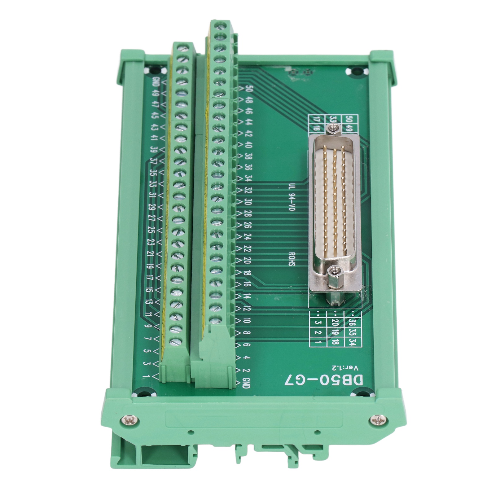 Messing-buchsen-leiterplattenmodul-anschlussklemme, Oxidationsbeständig, 60 V Gleichstrom, Mit Aufgedruckten Etiketten