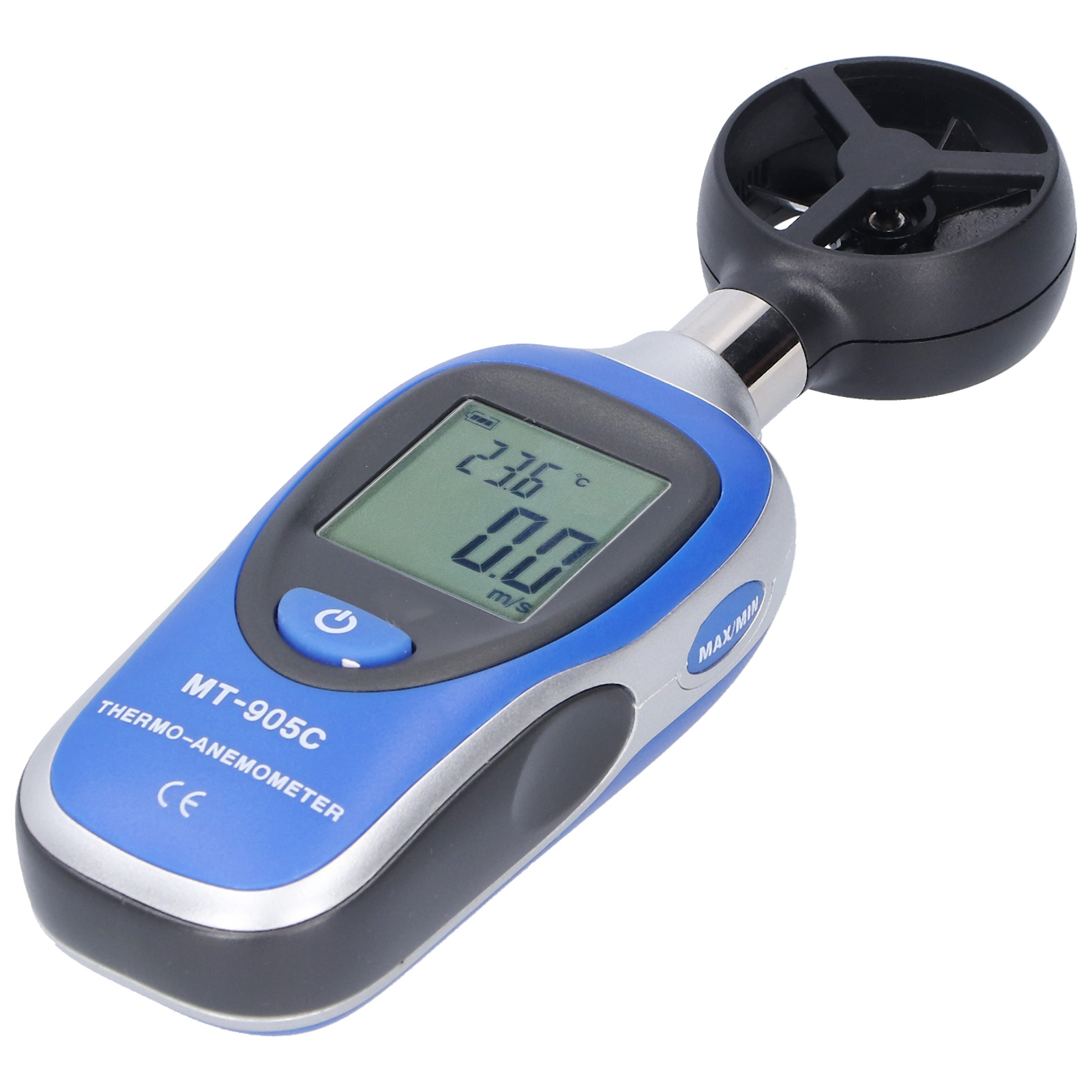 Mt905c Lcd-digitalanemometer, Mini-windgeschwindigkeitsmesser, Durchflussmesser Für Inspektionszwecke