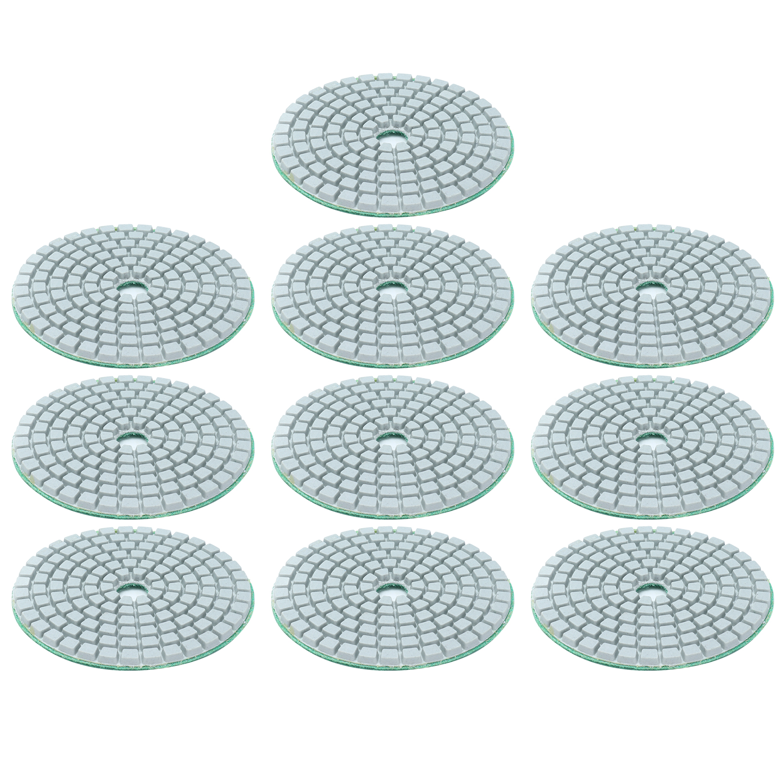 Set Mit 10 3-in-1 Diamantpolierscheiben, Flexible Schleifscheiben Für Granit Und Marmor, Körnung 1000, Schleifzubehör