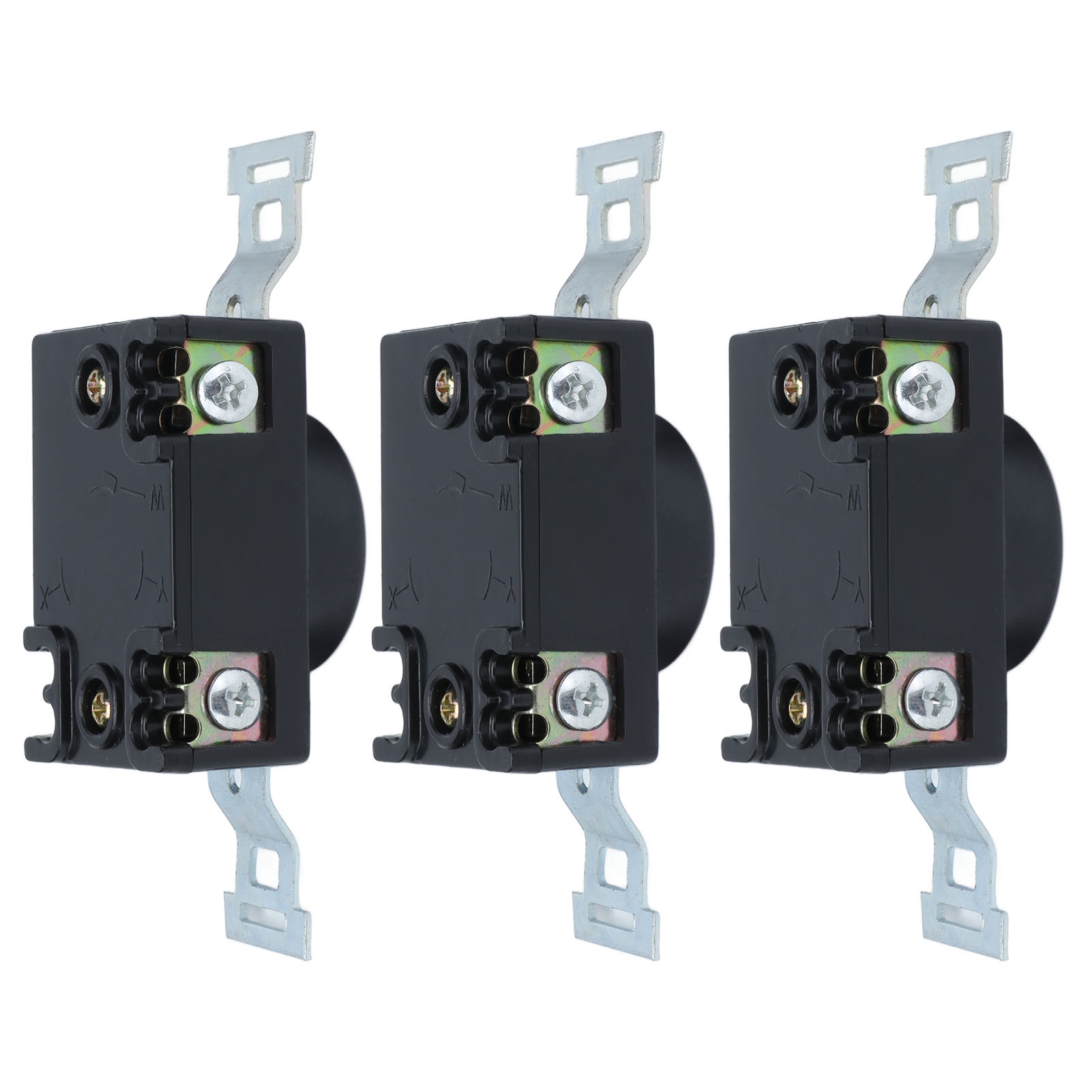3-loch-generatorstecker Aus Nylonbronze, 3er-pack, Hohe Langlebigkeit, Einfache Installation