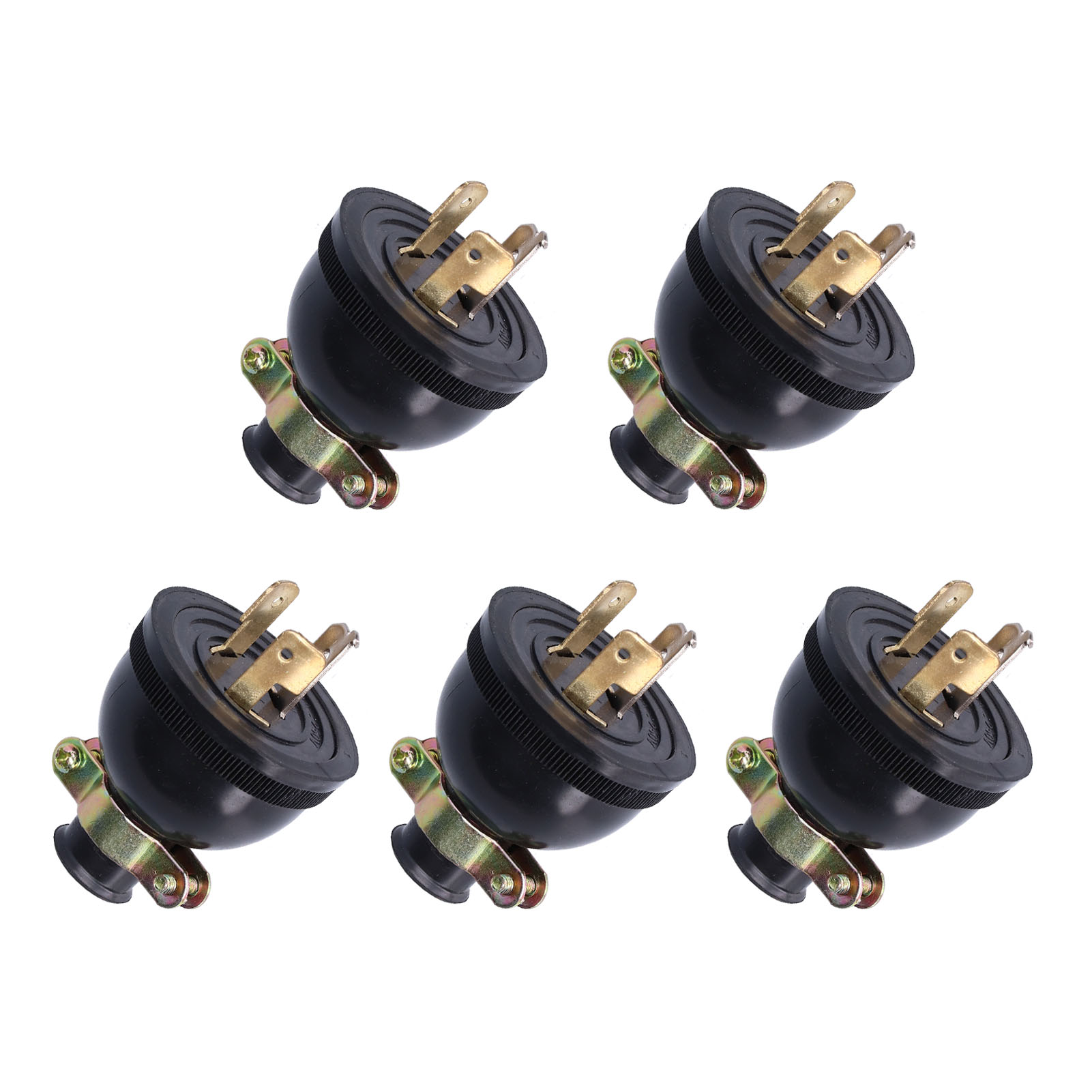 5-teiliger, Verriegelbarer Generatorstecker, 3-polig, 250 V, Zubehör, Benzinmotorteile, 168 °f – 170 °f, Us-stecker