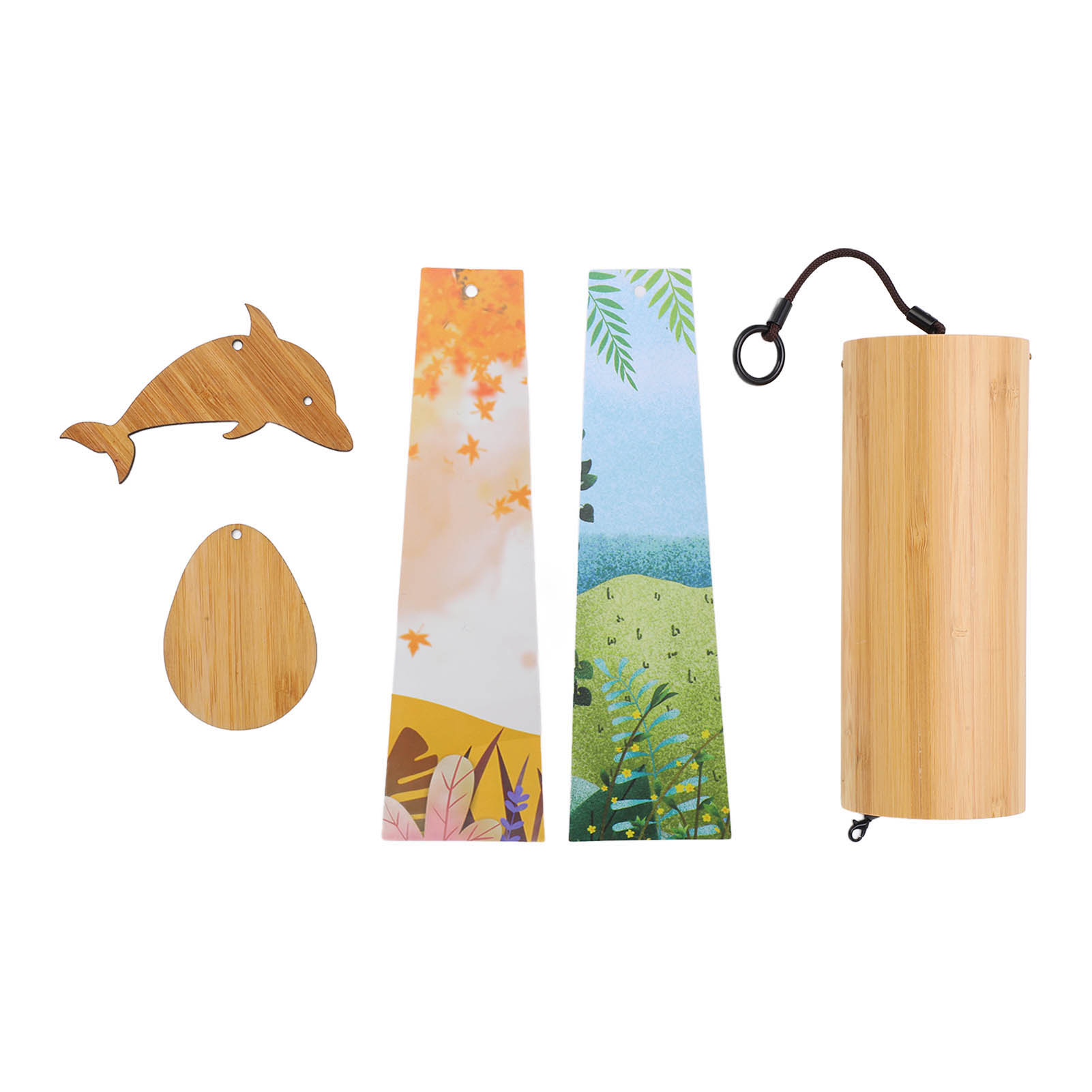 Wasserfestes Windspiel Aus Bambus Und Metall, Japanische Bodenglocke, Für Den Außenbereich (schneeflocke)