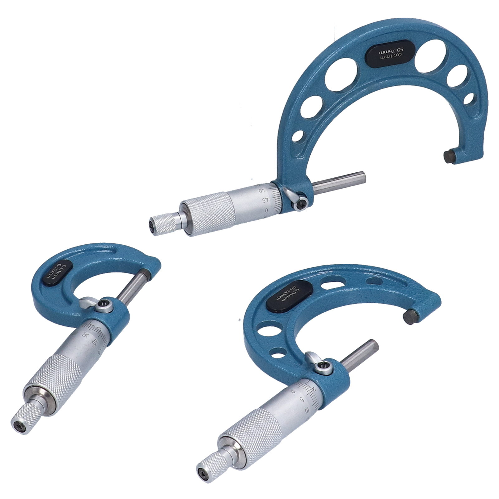 Außenmikrometer Aus Wälzlagerstahl, Präzisionsmessgerät Für Teile, 0,01 Mm