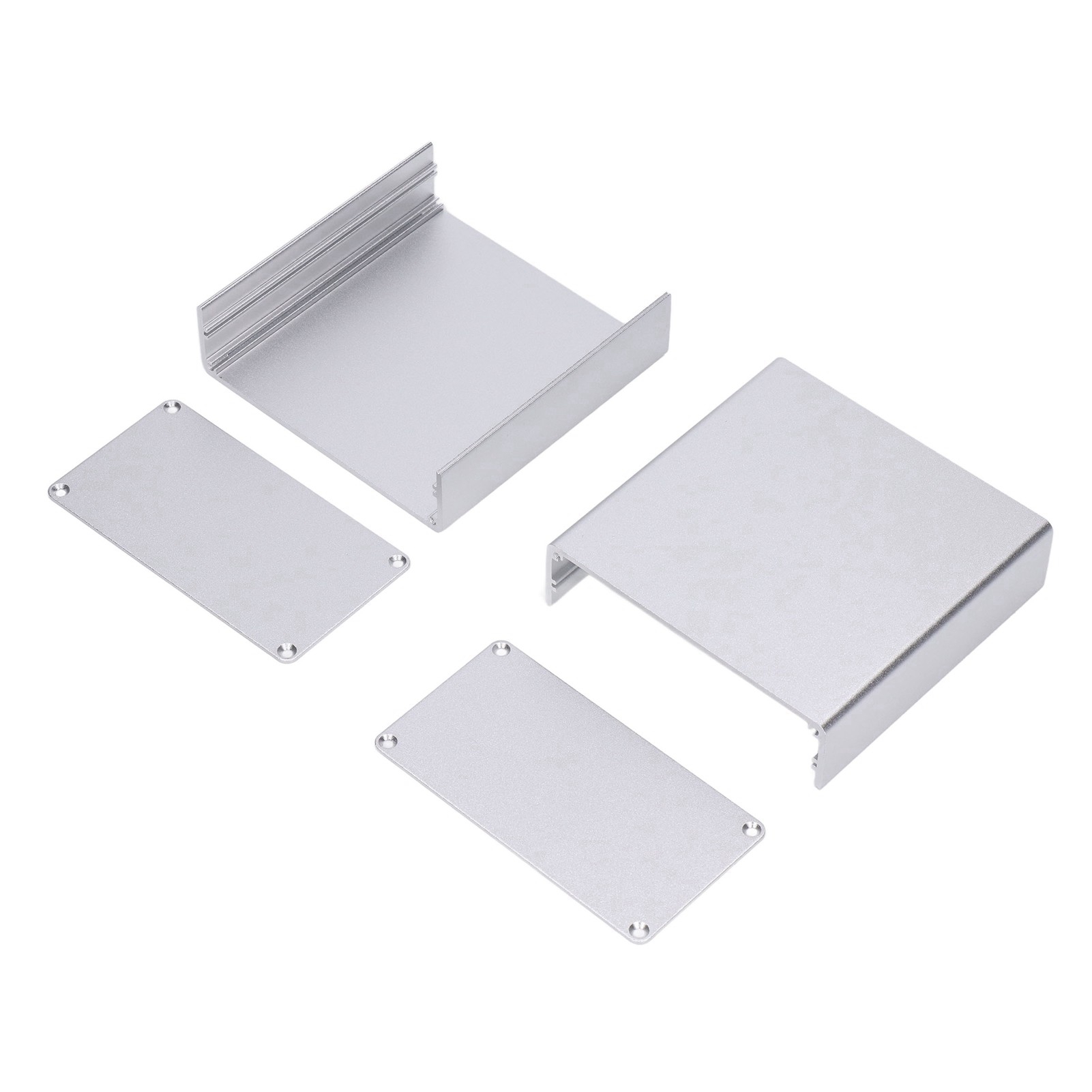 Projektgehäuse Aus Aluminiumlegierung, Geteiltes Leistungsverstärkergehäuse, Diy-elektronikanschlussgehäuse, Montagebox