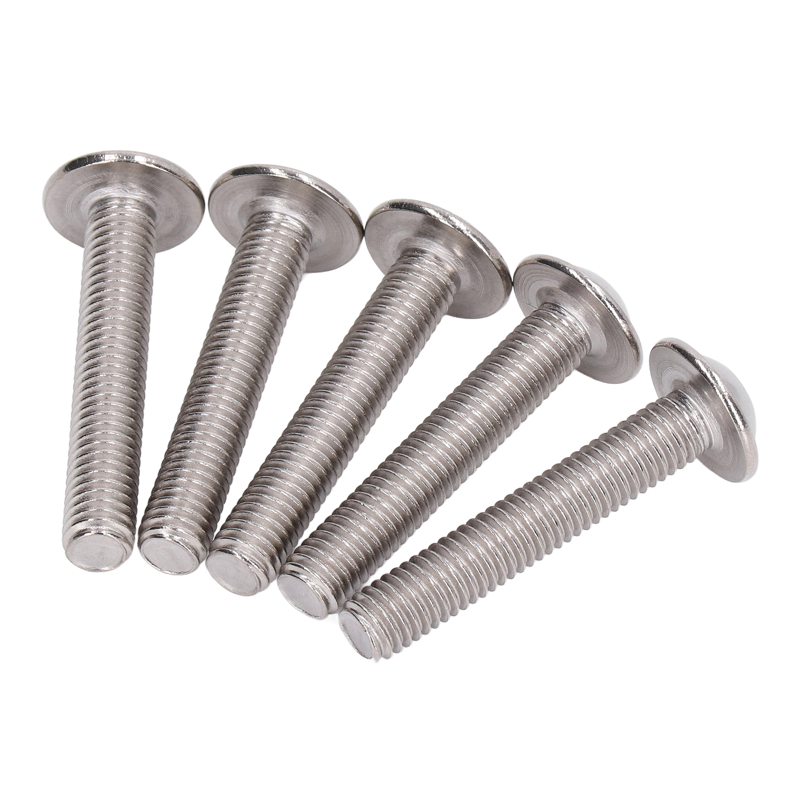 Packung Mit 50 M8x50mm Linsenkopfschrauben, A2-70 Edelstahl, Innensechskantschrauben, Senkkopfschrauben