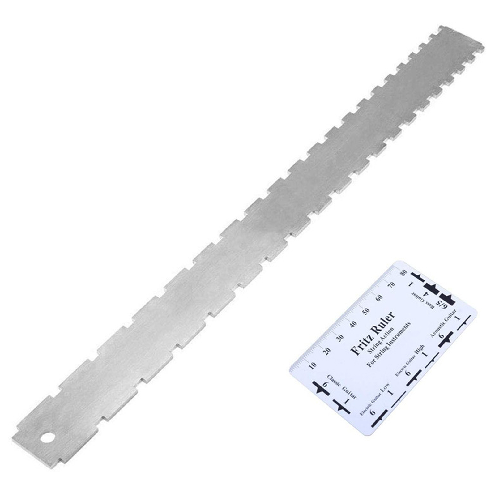 Gitarrensaitenhöhenmesser, Halsstab- Und Bundabstandsmesser, Messwerkzeug Mit Kerbe