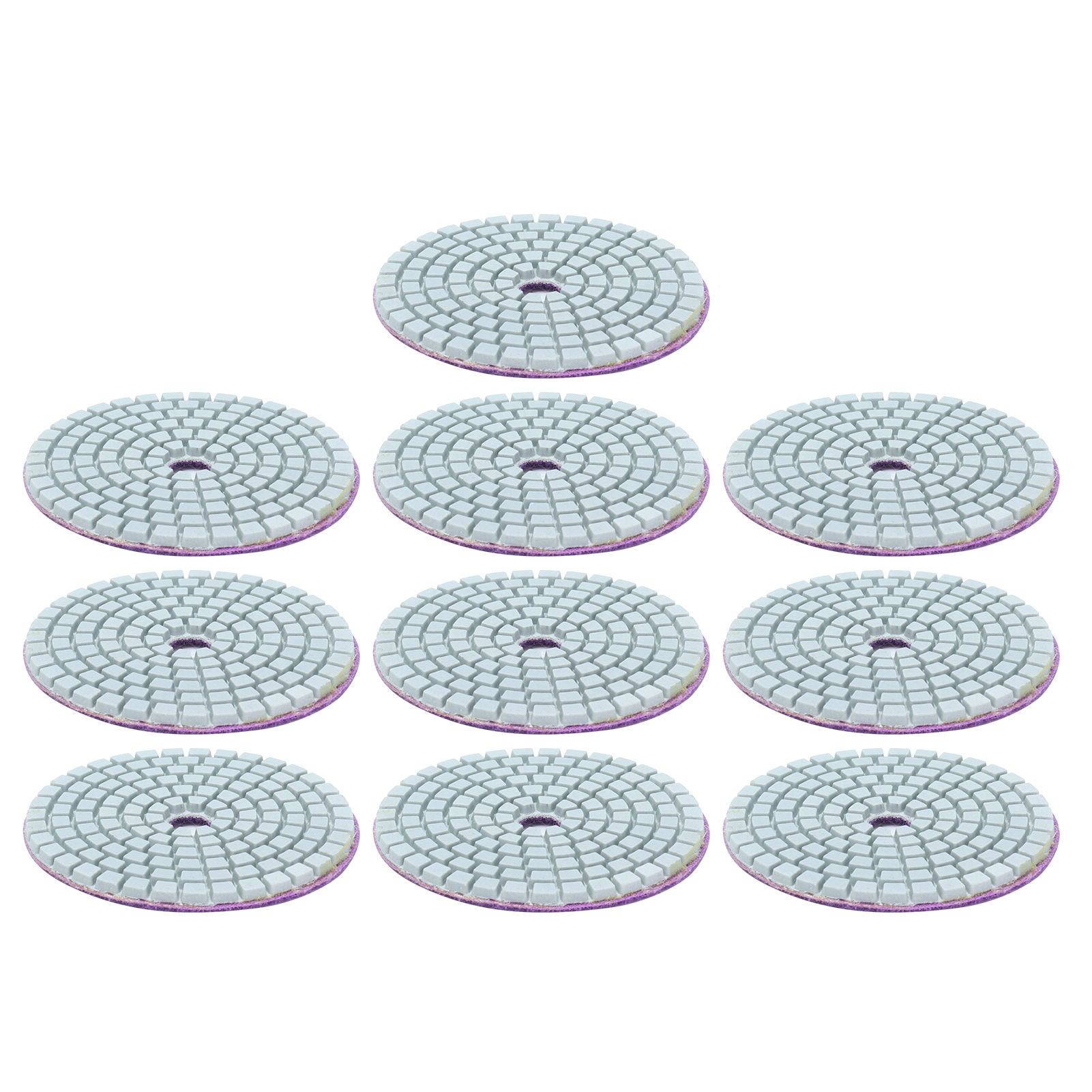 Set Mit 10 Diamantpolierscheiben (7,6 Cm Durchmesser), Weiche Pads Für Marmor Und Granit, 800er Körnung, Schleifzubehör