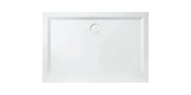 Hoesch Mineralguss-Duschwanne Muna 160x70x3cm, weiß, Solique