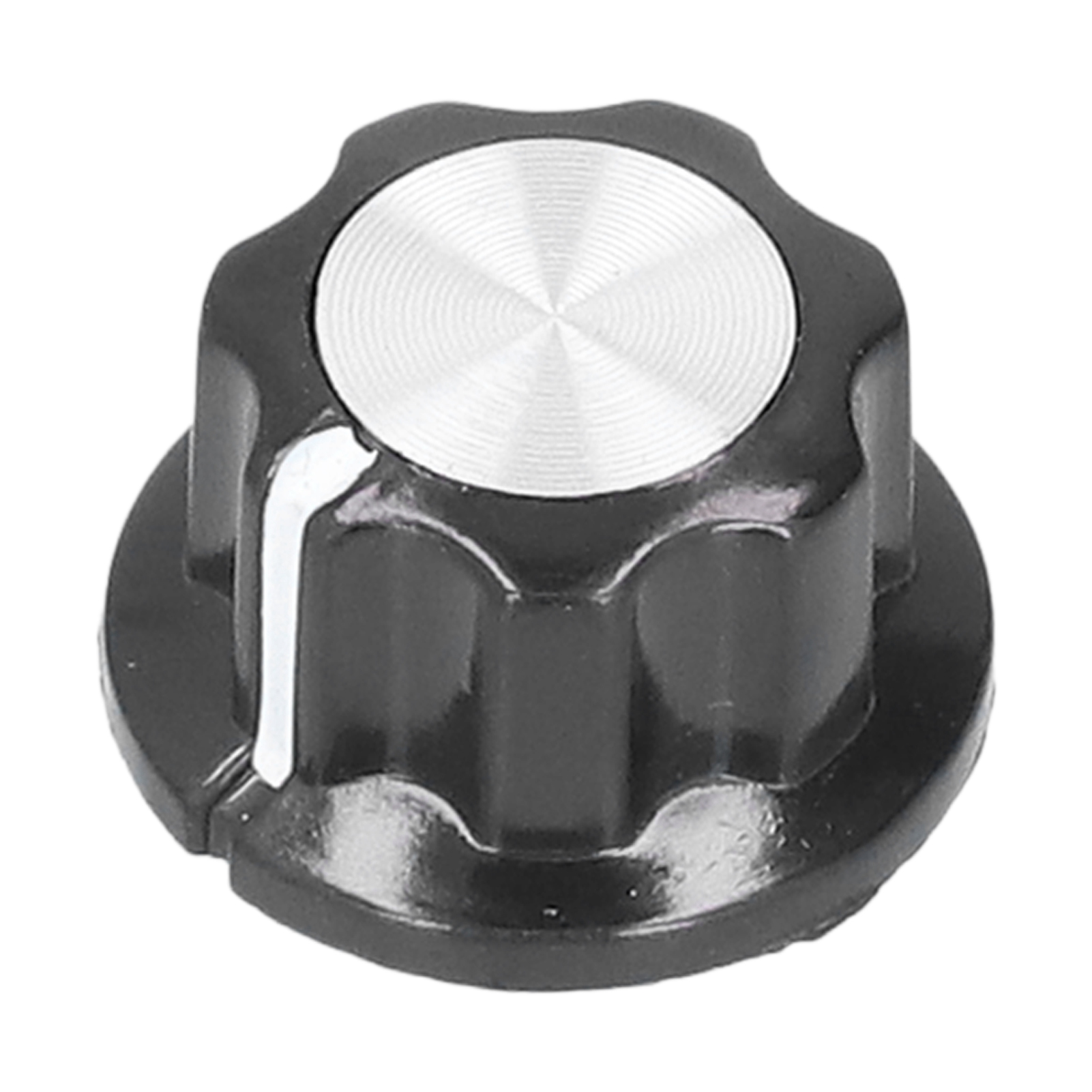 50 Potentiometerknöpfe, Seitlich Mit Schrauben Befestigt, Mit Kappen Aus Technischem Kunststoff, Ersatz, 20 Mm, 50er-packung