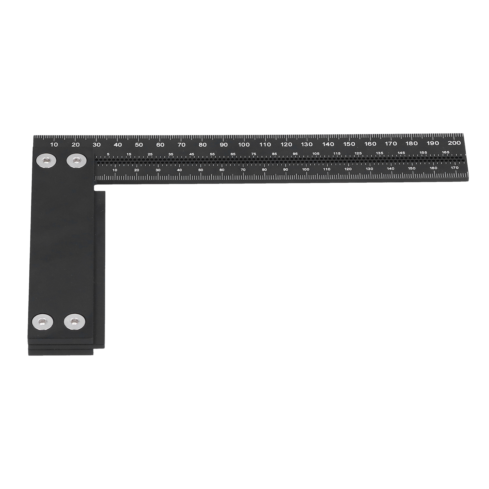 Aluminium-t-nut-lineal Für Holzbearbeitung, Markierungs- Und Übertragungswerkzeug, 0–200 Mm
