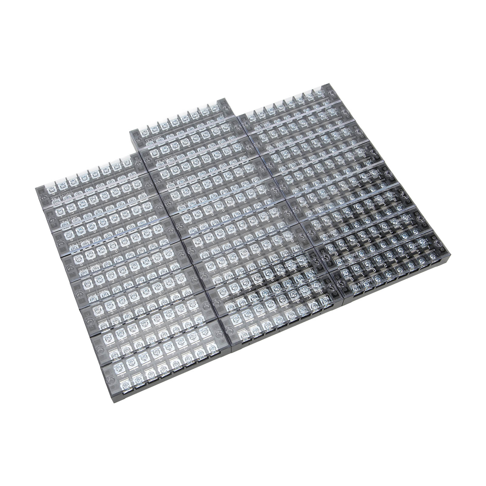 Satz Mit 25 Tb-2508l-klemmenblöcken, 8-polig, Zweireihig, 25 A 600 V Verteilerleiste