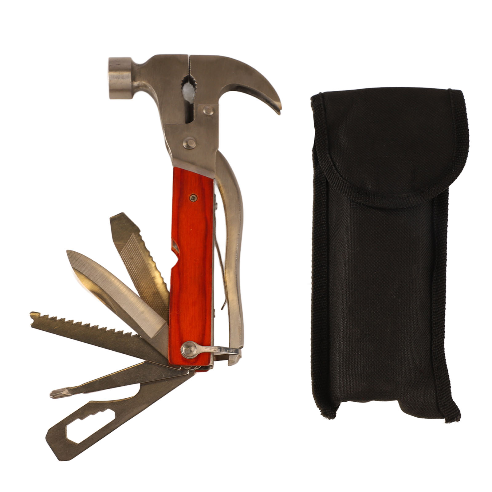 Multifunktionszange, Klapphammer, Nagelzieher, Messer, Schraubendreher, Flaschenöffner Für Die Reparatur Von Musikinstrumenten Im Freien