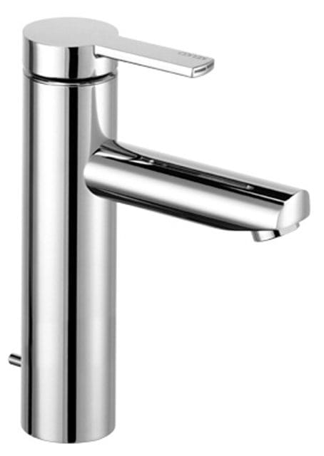 Keuco Waschtisch-Einhebelmischer Plan blue alu./finish, gr. Ausf, m Ablaufgarnitur