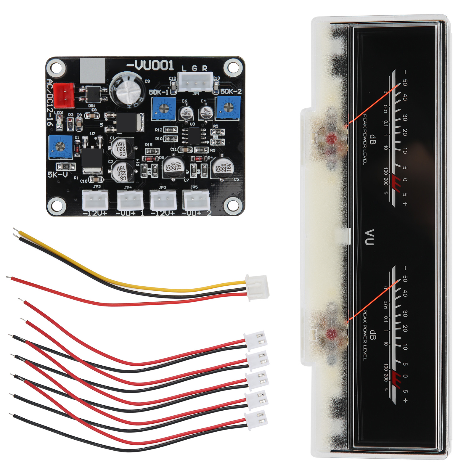 Db-vu-meter-messmodul Mit Vorverstärker Und Hintergrundbeleuchtung, Treiberplatine Für Verstärker, Ts-db78-w