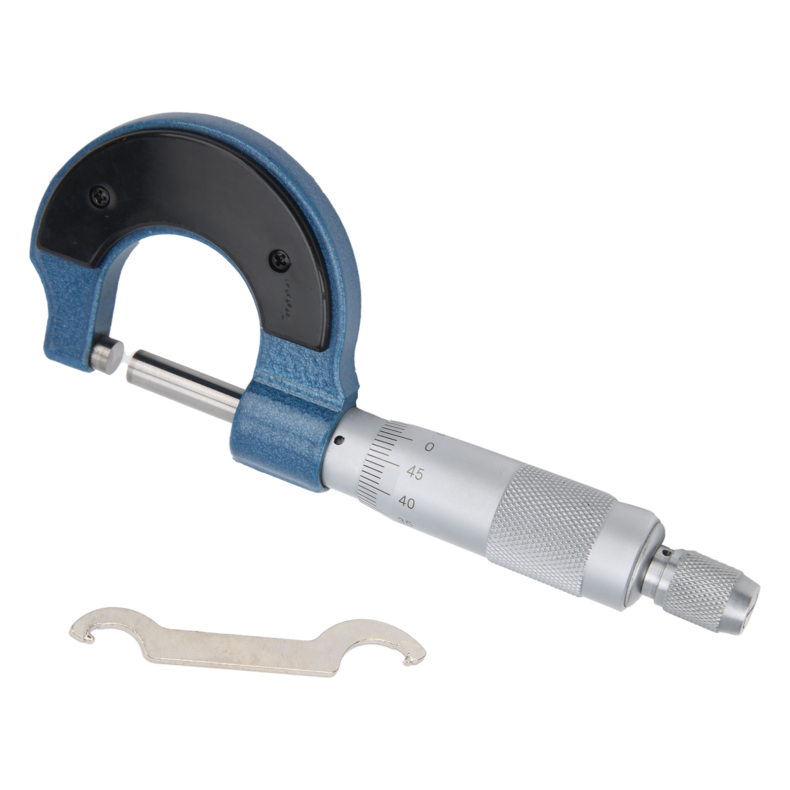 0–25 Mm Außenmikrometer, Kohlenstoffstahl, Spiralverriegelung, Präzisionsmessgerät