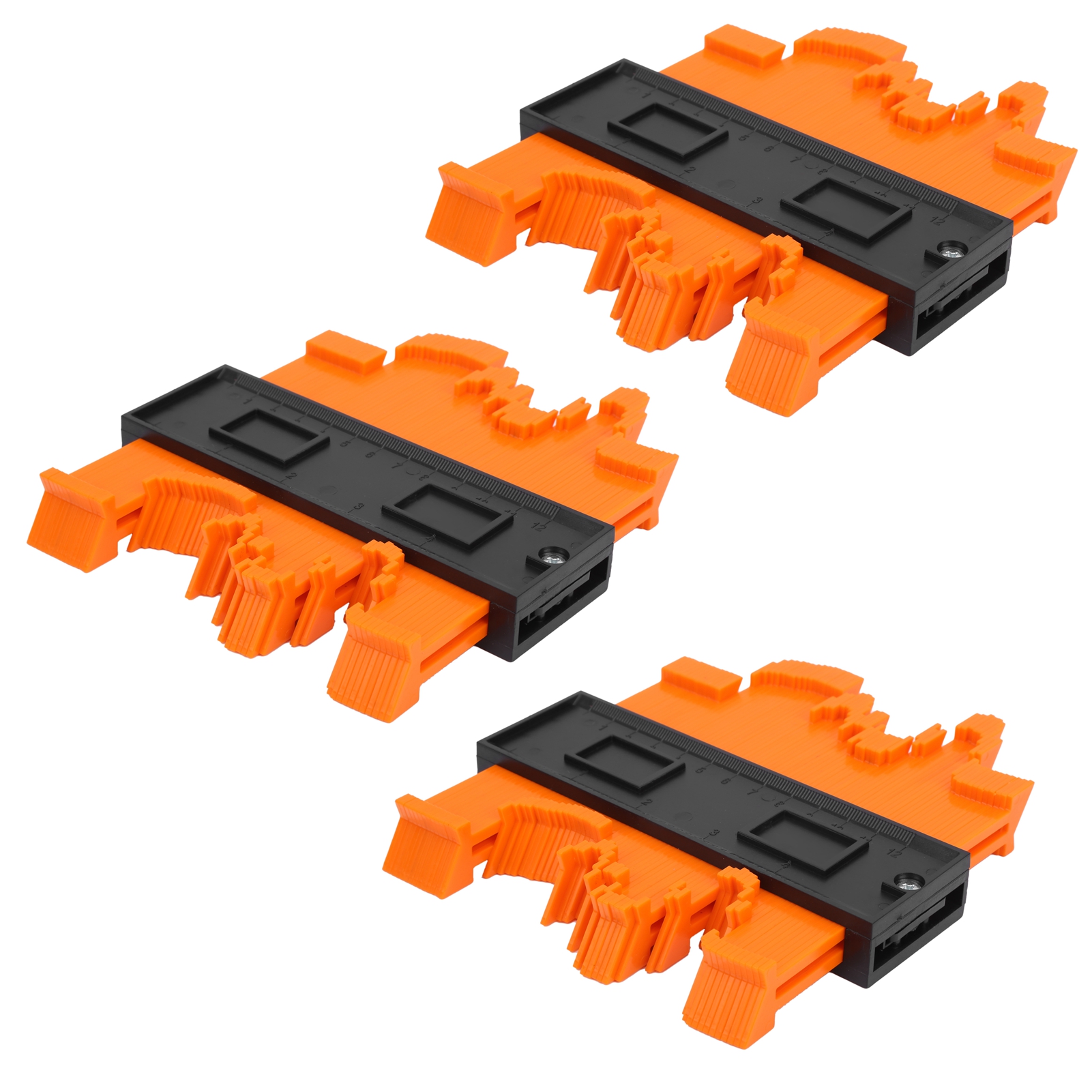 Set Mit 3 Kurvenschablonen, Profilkonturlineal, Multifunktionales Handwerkzeug