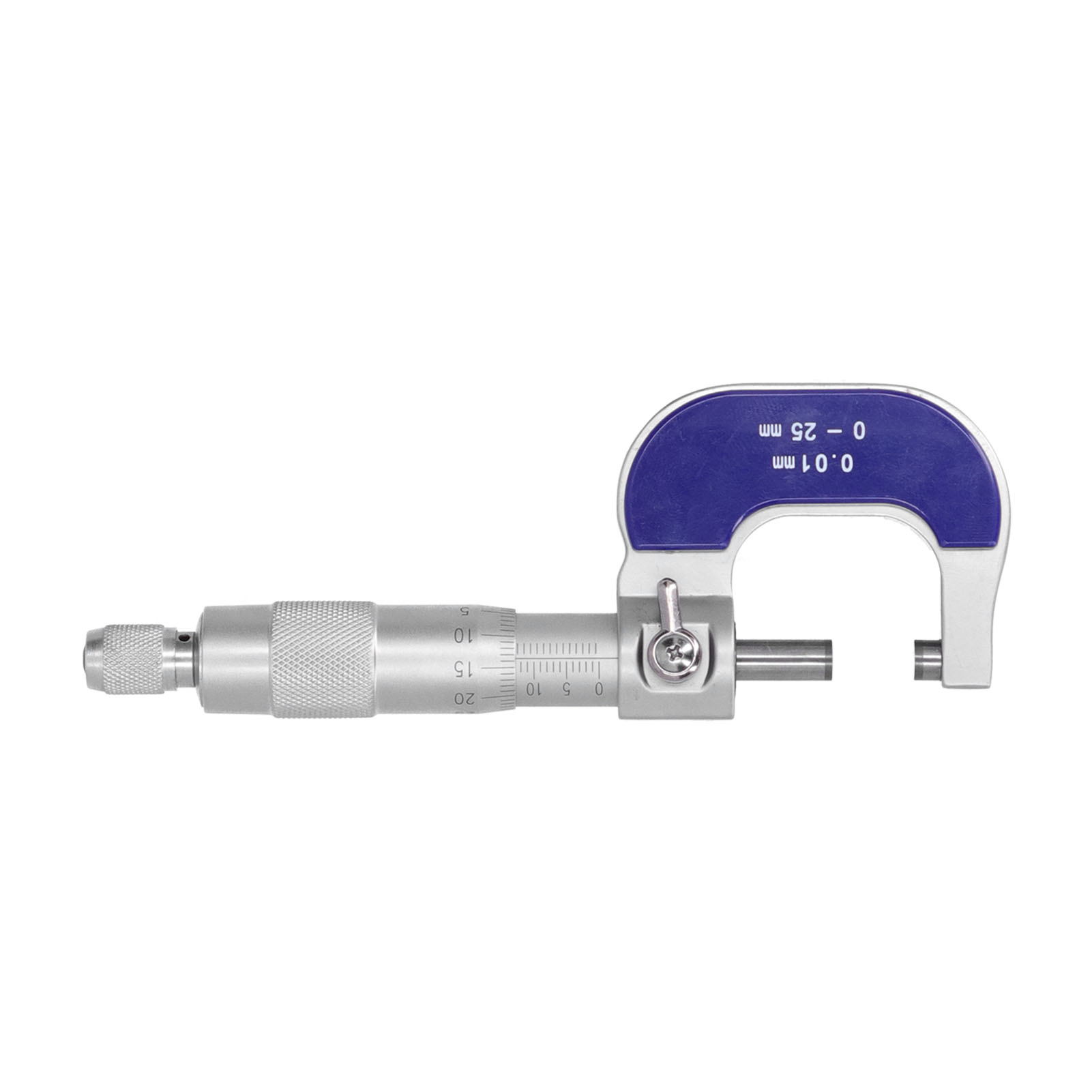Mikrometerschraube Aus Edelstahl Mit Außendurchmesser, Spiralförmig Verriegelbarem Messinstrument, 0 Bis 25 Mm