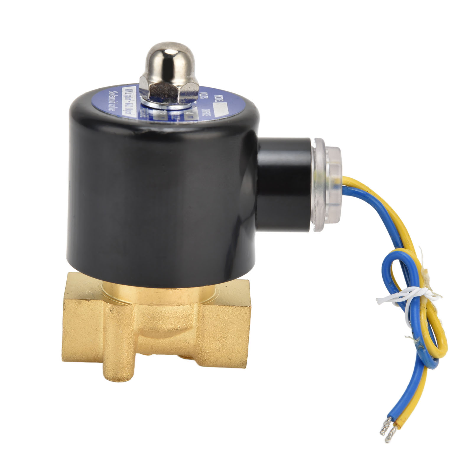 2w-040-10 G3/8 Messing-membran-magnetventil, Normalerweise Geschlossen, Für Wasser, Luft, Öl, 24 V Wechselstrom, 2-wege