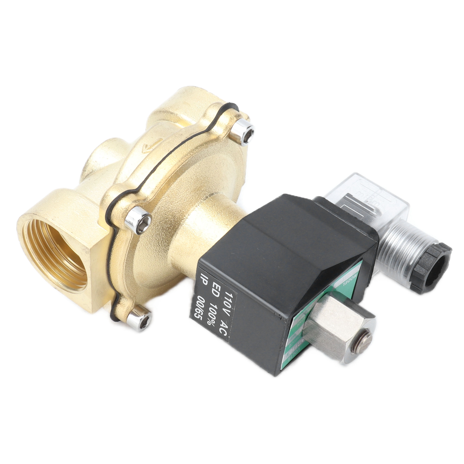 2-wege-magnetventil Aus Messing, Glatte Oberfläche, Einfache Installation, Robust, Langlebig, Normalerweise Offen, 110 V Wechselstrom
