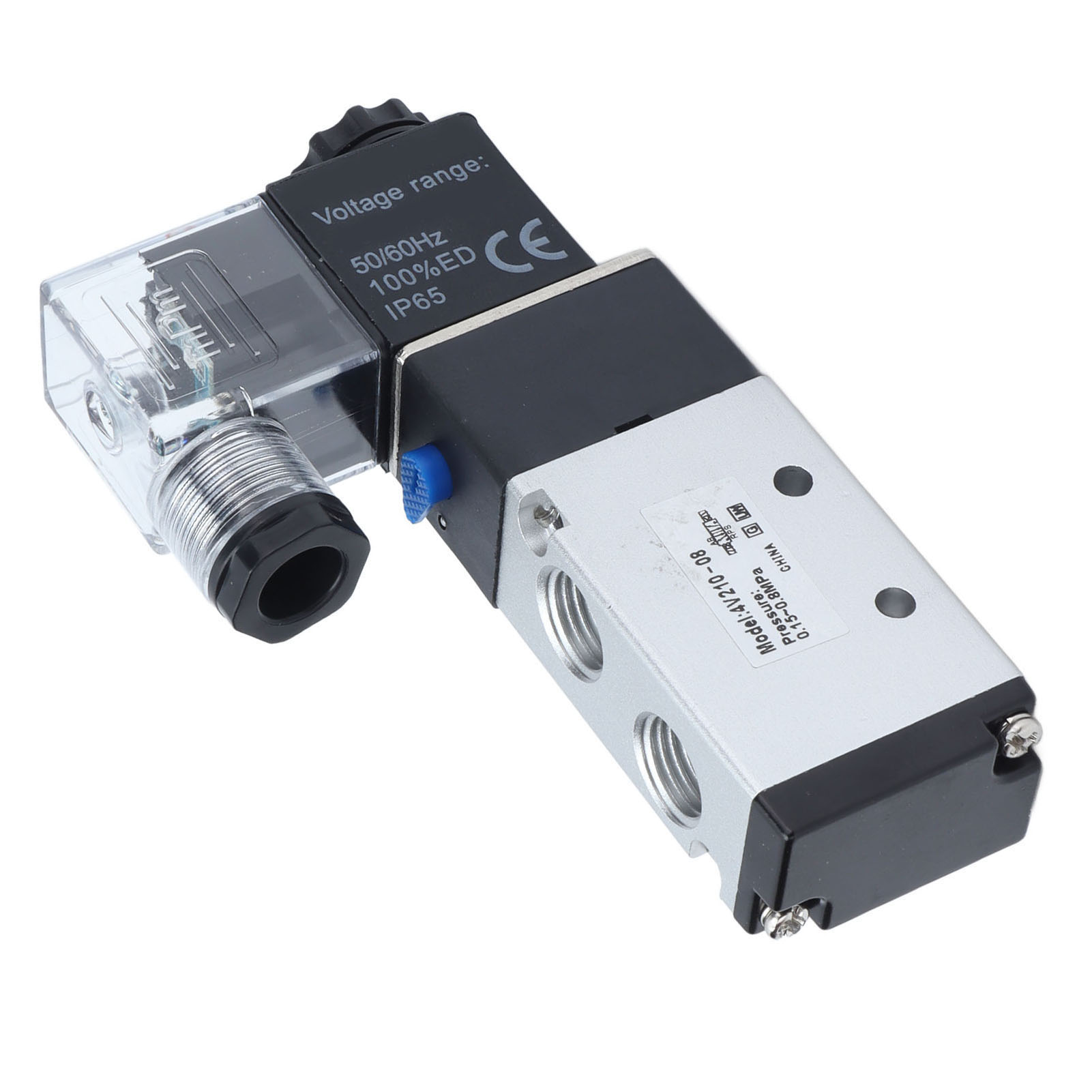 4v210-08 12v Dc Magnetventil, 2 Positionen, 5-wege, Für Luftkompressoren Und Automatische Werkstattentlüftung