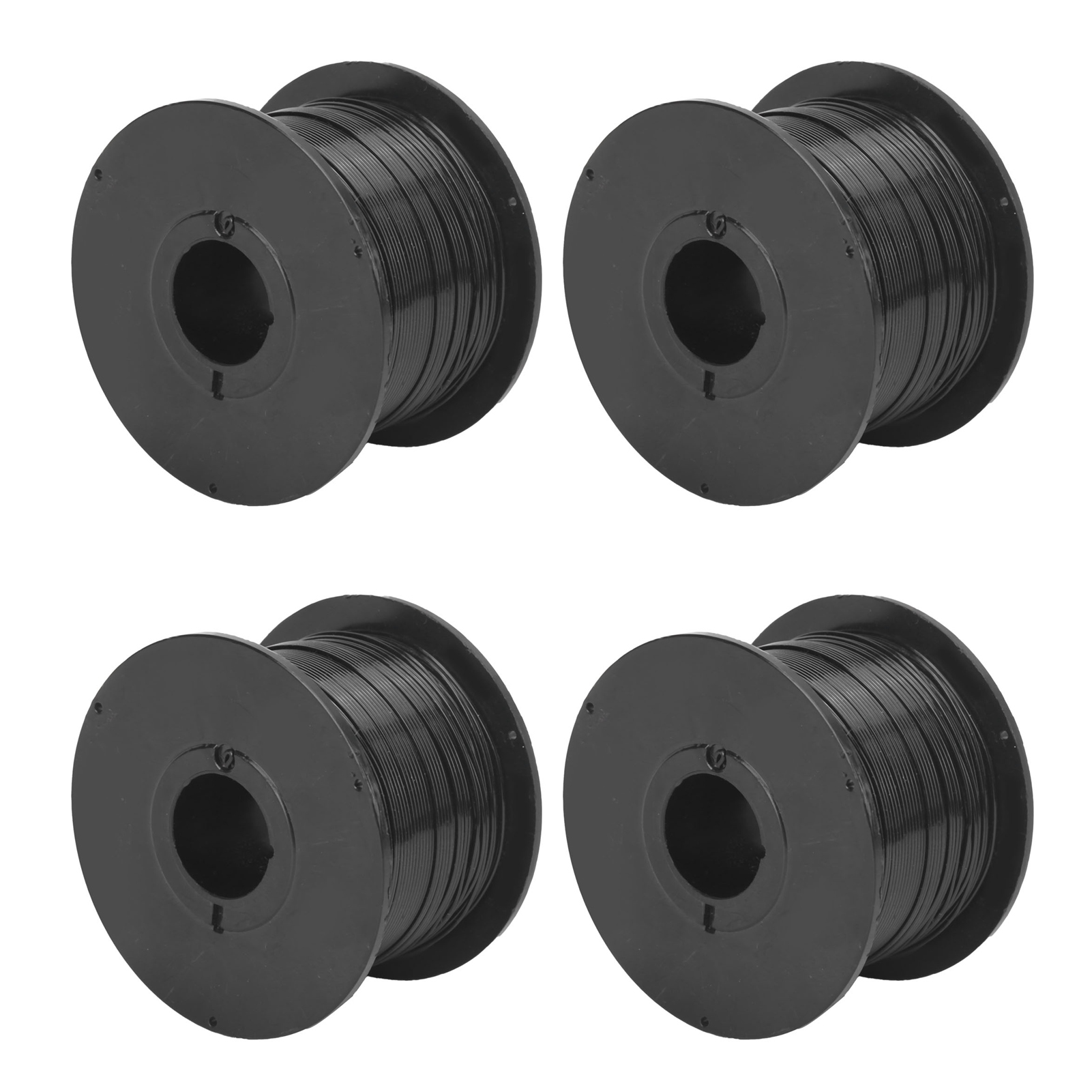 Set Mit 4 Wiederverwendbaren, Gedrehten Metall-gartenbindern, 0,8 Mm Verzinkter Draht, Befestigungsbinder
