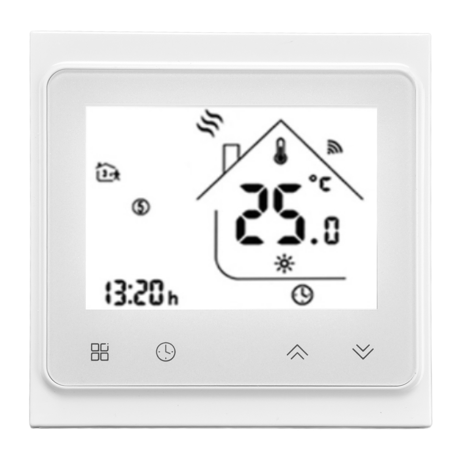 Intelligenter Wlan-thermostat Mit Sprachsteuerung, Temperaturregler Und Smart-home-schalter (95-240 Vac)