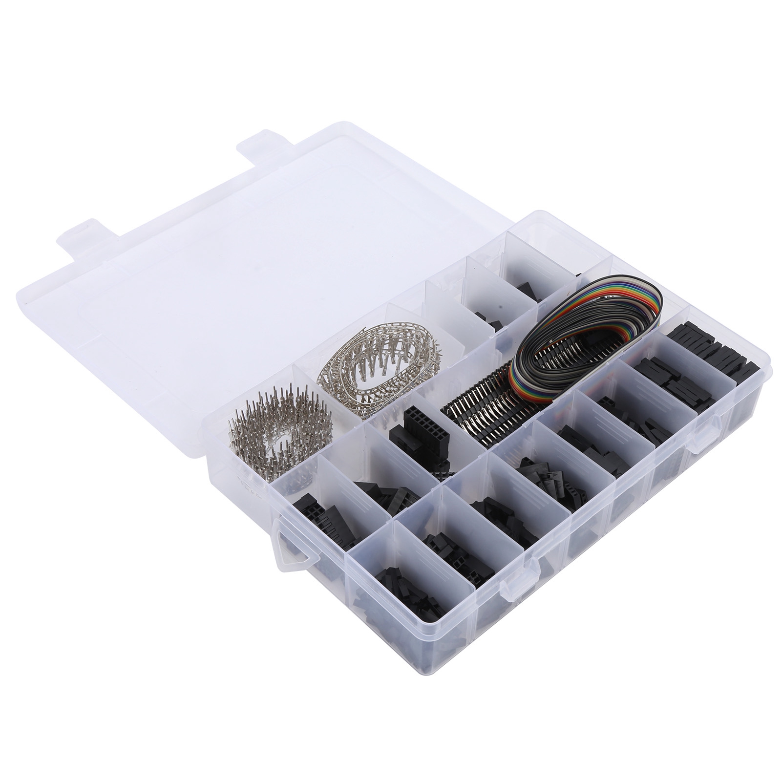 Set Mit 520 Crimp-drahtverbindern, Isolierten Stecker- Und Buchsenstiften Für Elektriker