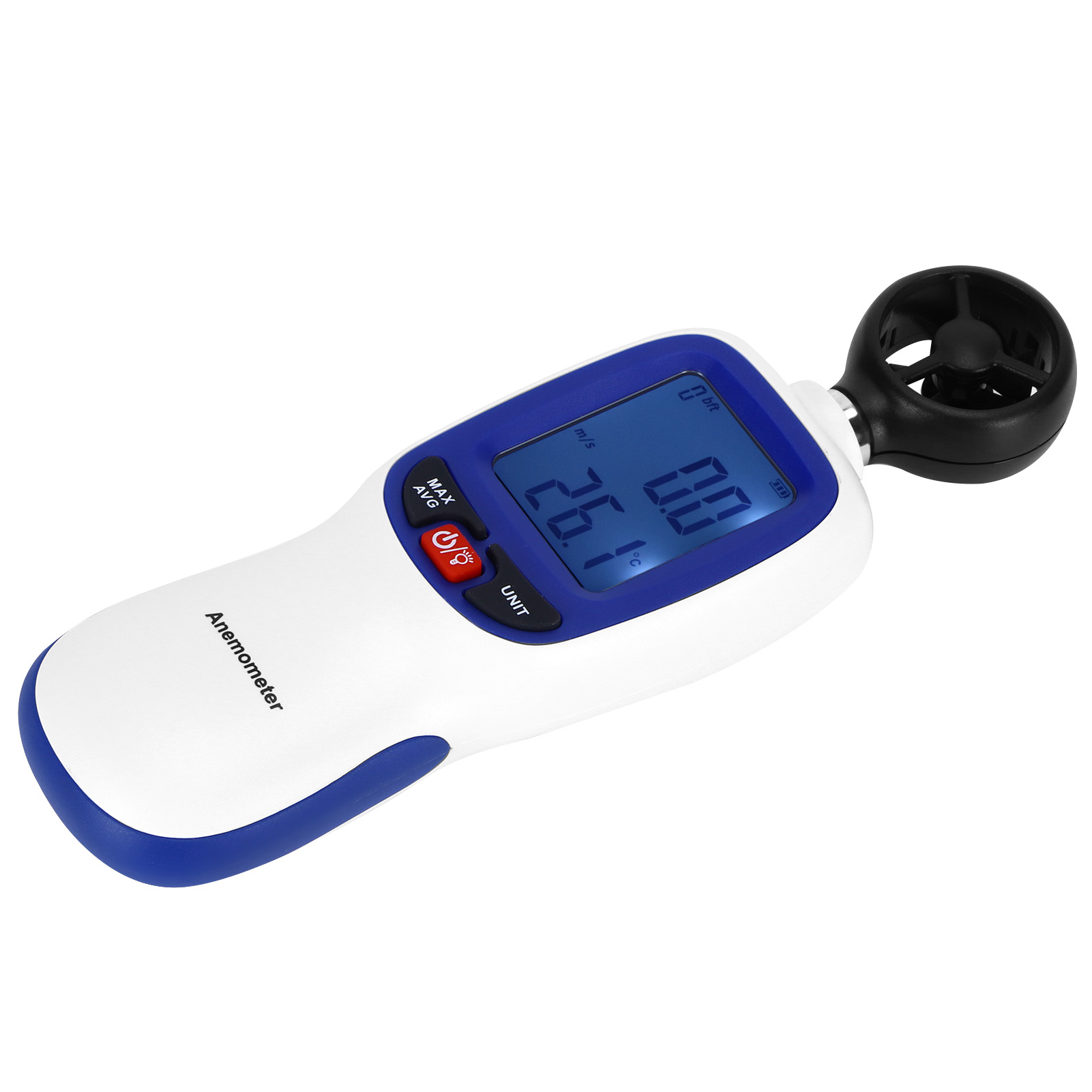 Wt82b Bluetooth-digitalanemometer, Windgeschwindigkeitsmesser Und Metrisches Messgerät, Tragbares Messinstrument