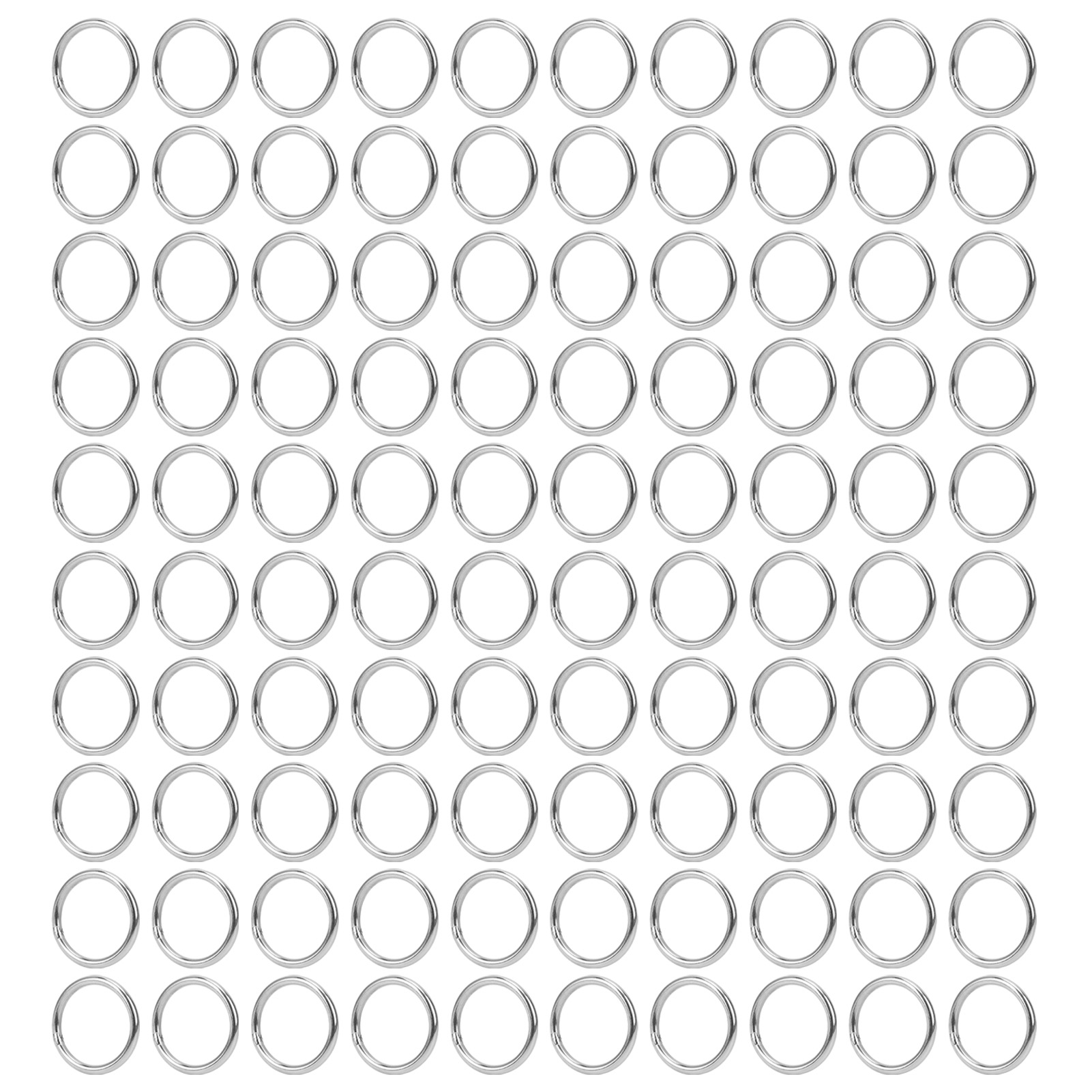 Packung Mit 100 O-ringen Aus Edelstahl 304, Robuste Ringe Für Industrieanlagen Und Gepäckzubehör