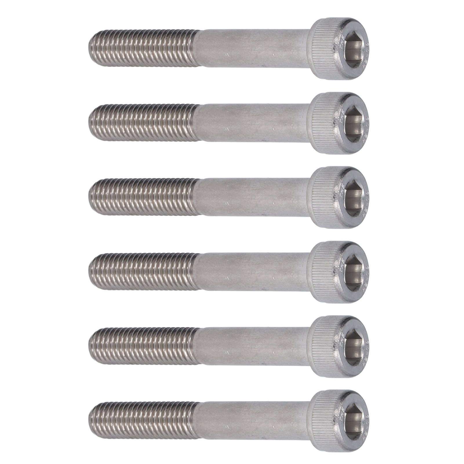 Packung Mit 10 Innensechskantschrauben, Edelstahl A2-70, Gewinde M10x80, Für Industriemaschinen