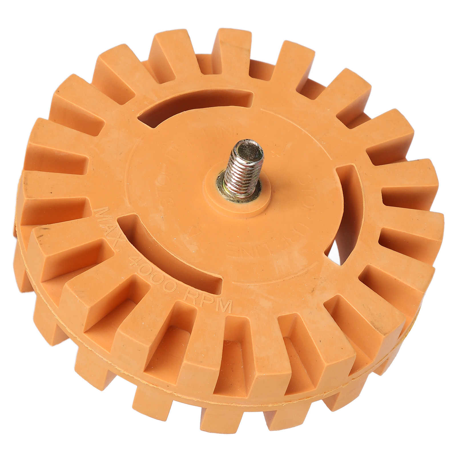 Set Mit 4 Gummitrennscheiben Zum Entfernen Von Autoaufklebern, Klebstoffen Und Abziehbildern, Druckluftwerkzeug Mit Adapter