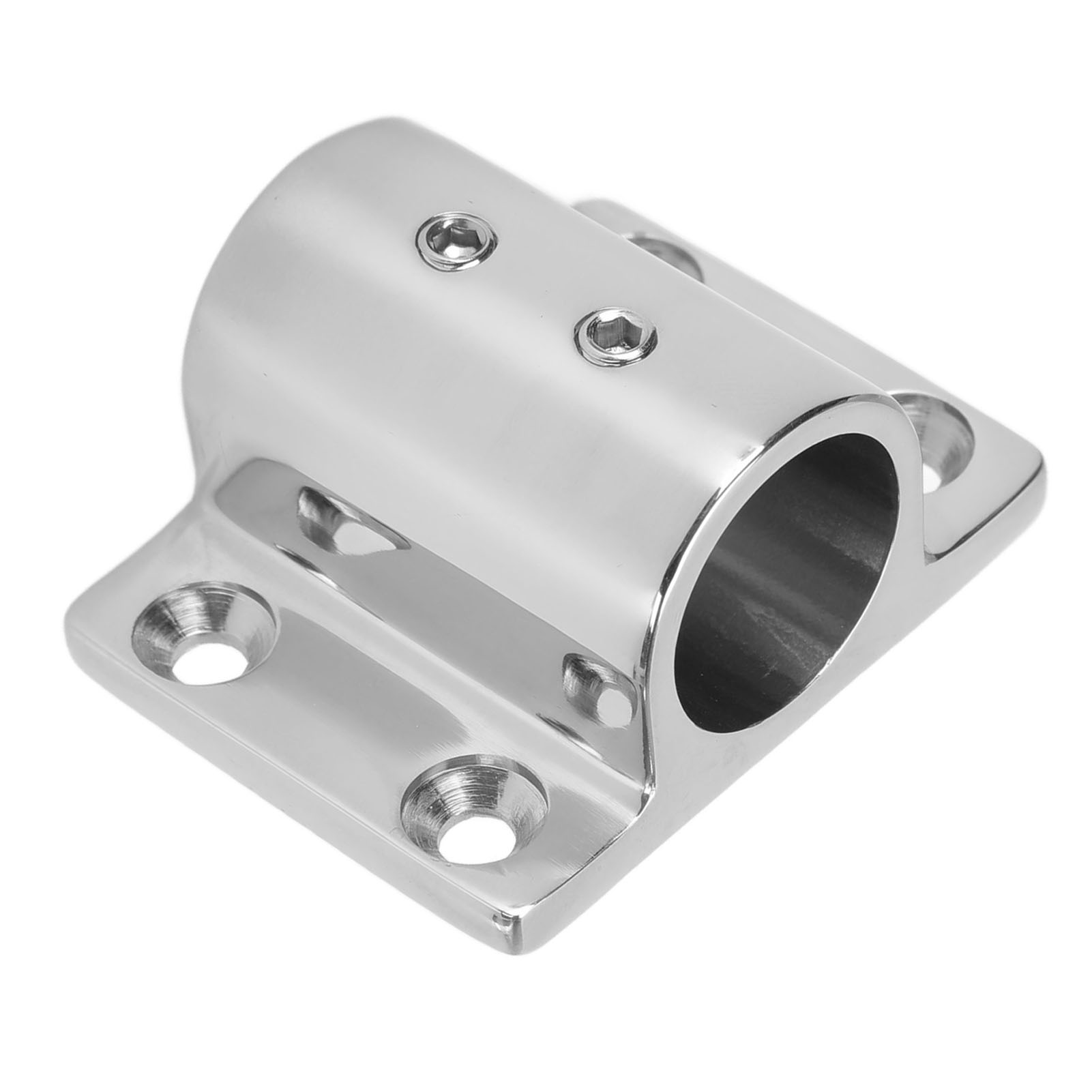 Bootshandlaufhalterung Aus Edelstahl 316, Rechteckige Basis Für Bootsgeländer, 22-mm-bohrung, Yachtzubehör
