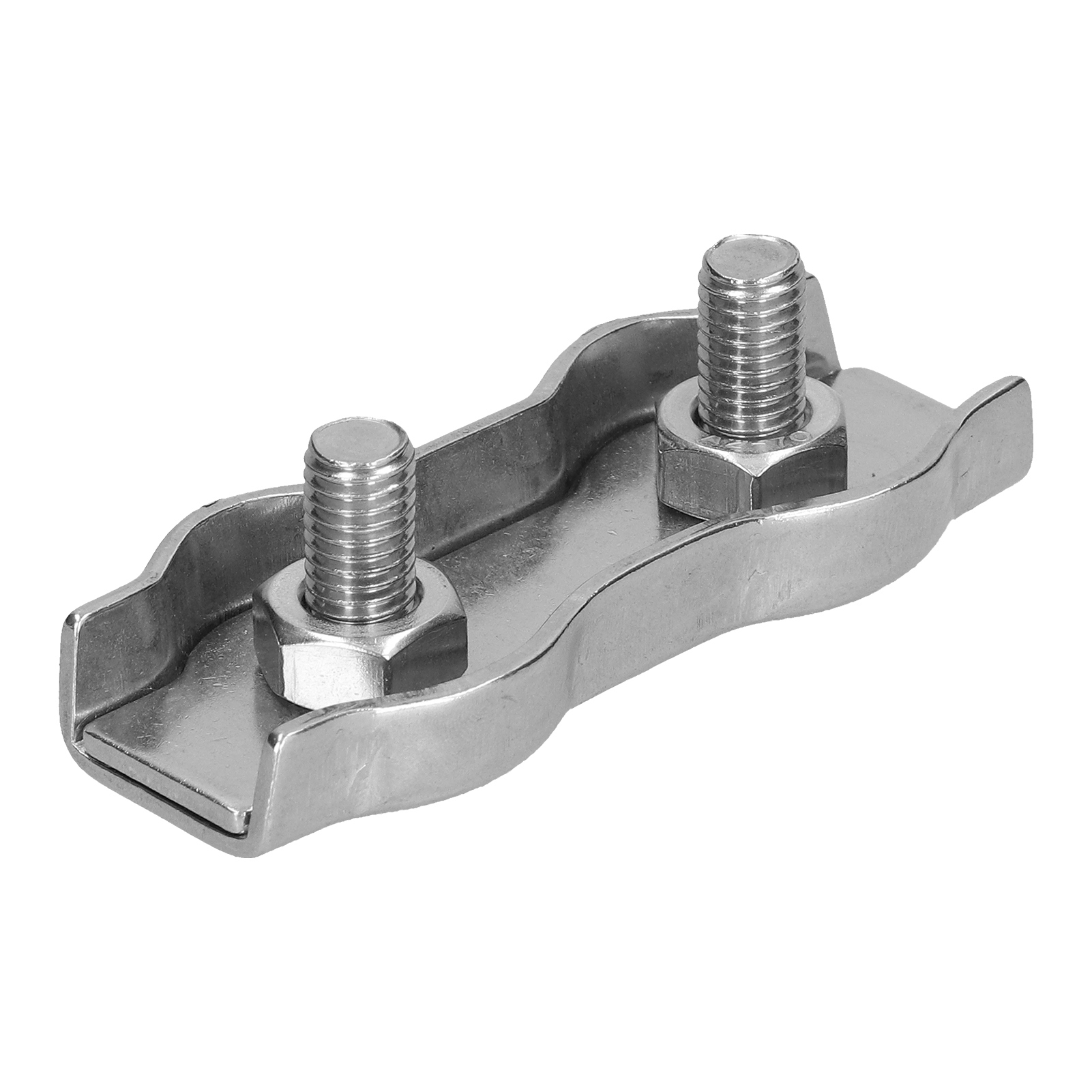 Kabelbinder Aus Edelstahl M10, Doppelklemme, Duplex-verriegelung, 2er-packung.