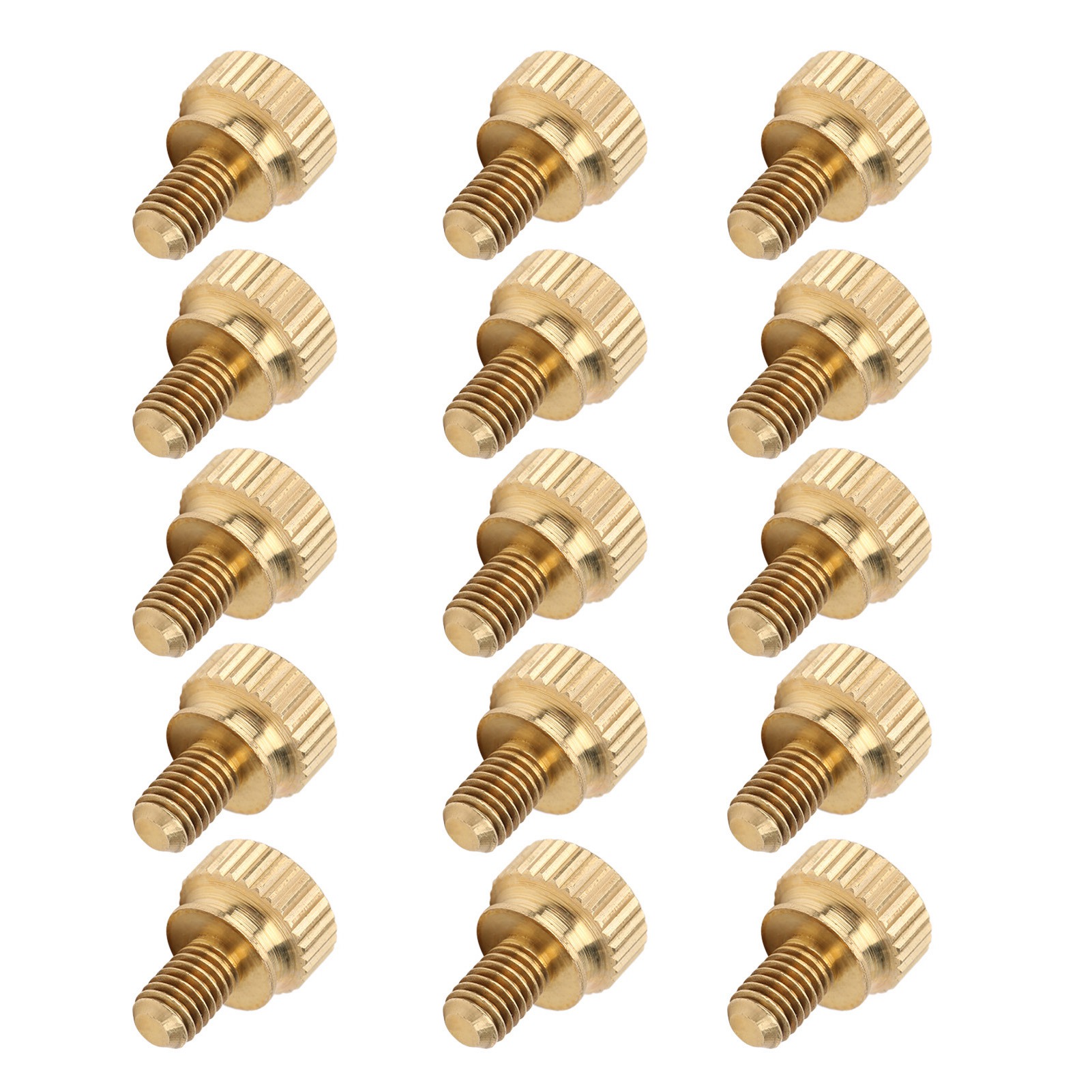 50 Gerändelte Daumenschrauben, Rundkopf, Reinkupfer, Rutschfest, Industriebedarf (m5 X 8 Mm)