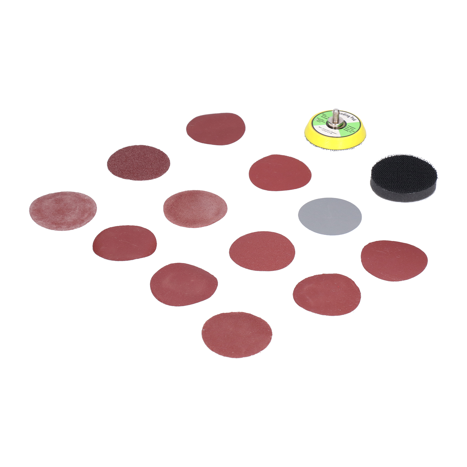 Packung Mit 122 Runden 2-zoll-schleifscheiben Mit Polierpad, Schleifpapier Dm05601282