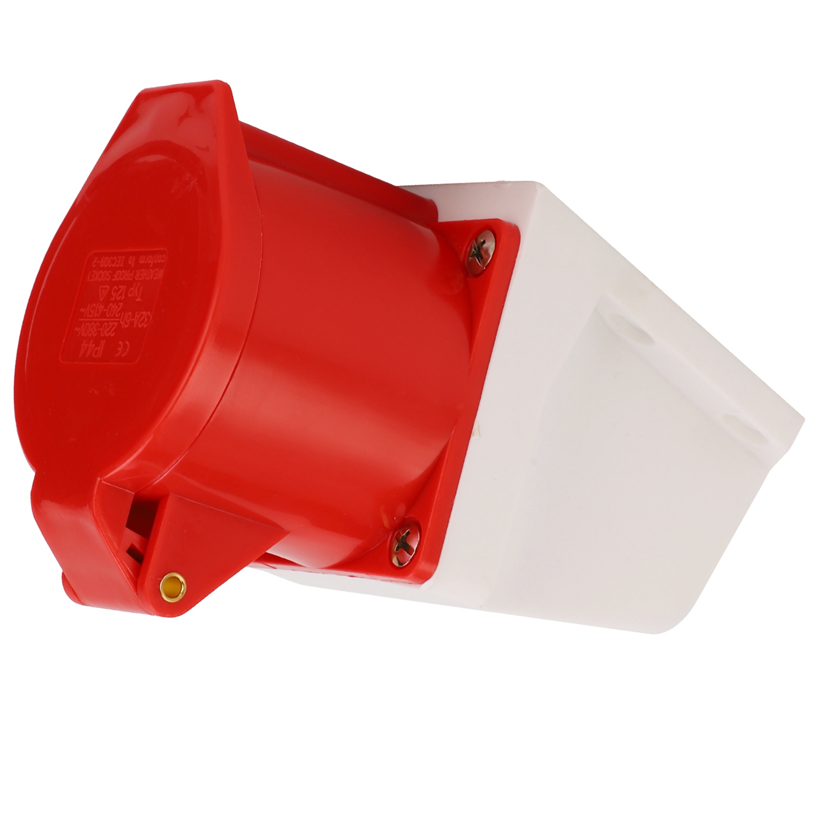 Explosionsgeschützte, Dreiphasige 5-polige Industriesteckdose, Offene Montage, 32 A 220–380 V/240–415 V