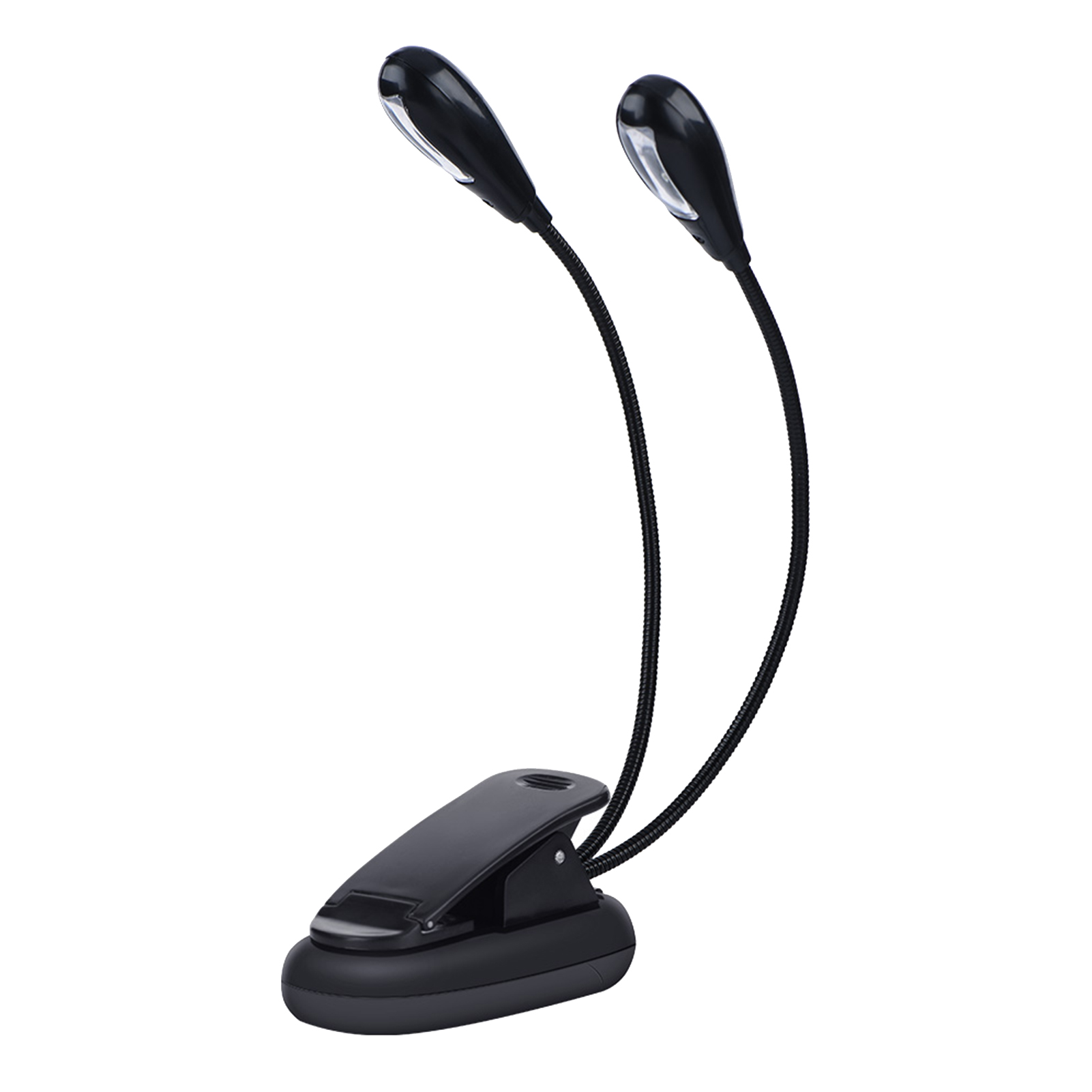 Notenständer-buchklemme, Mini-led-lampe Mit Verstellbarem Doppelarm (8 Leds)