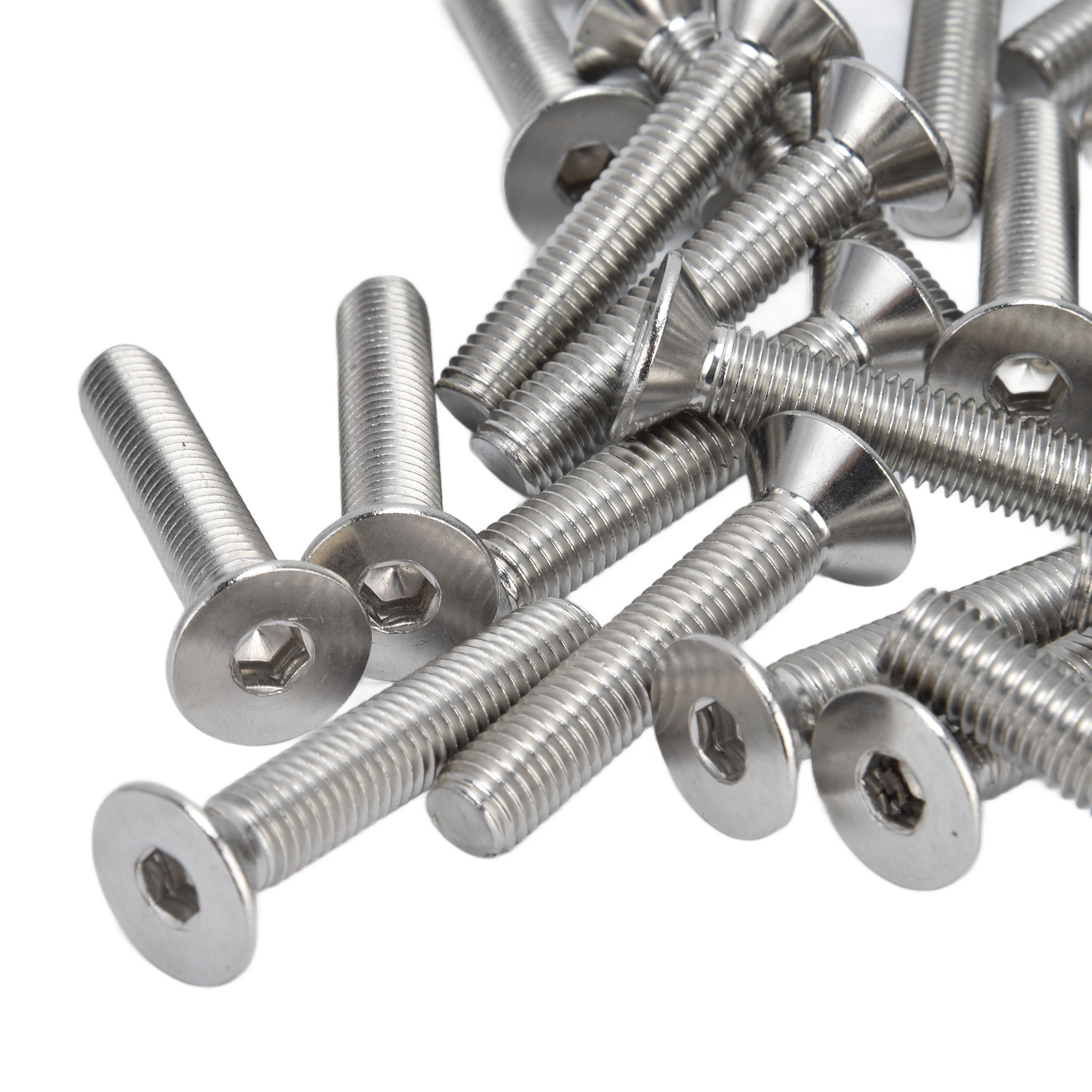 Packung Mit 30 M10x70 Edelstahl-senkkopfschrauben A2, 10-mm-innensechskantschrauben Für Industrielle Befestigungen