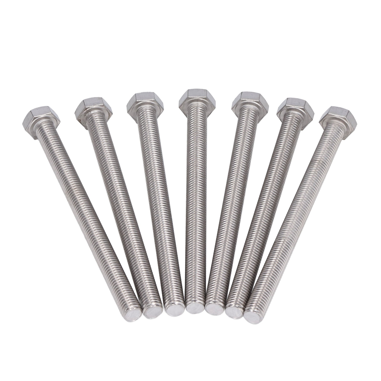 Packung Mit 20 A2 Edelstahl M10x1,5 Din 933 Sechskantschrauben Mit Vollgewinde – 150 Mm Länge