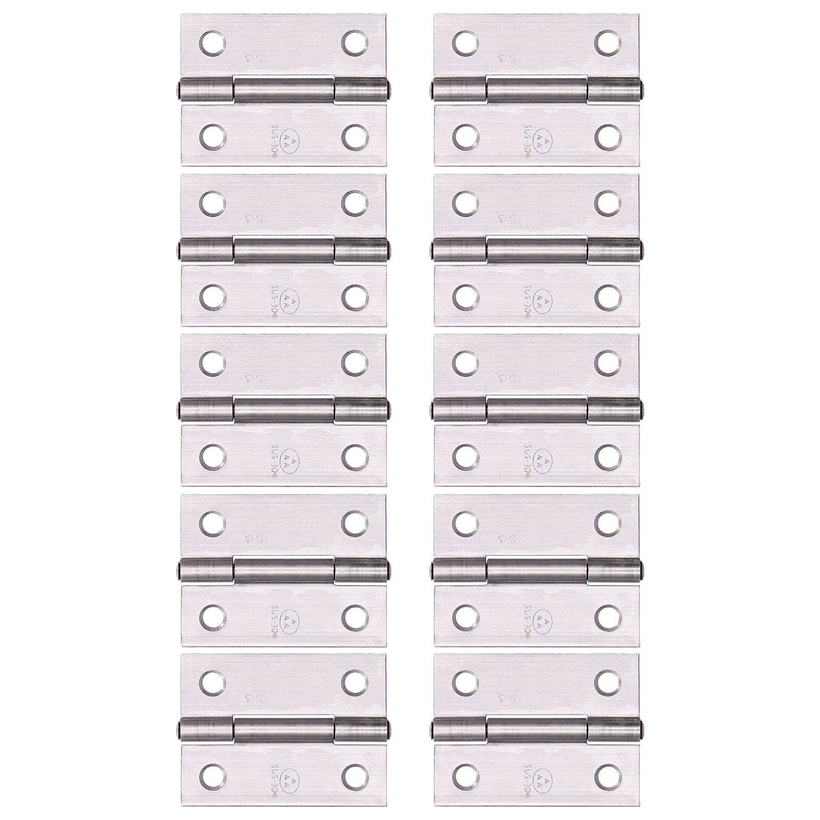 Federband Aus Edelstahl 304, 5 Cm, 10er-pack, Türbeschlagzubehör