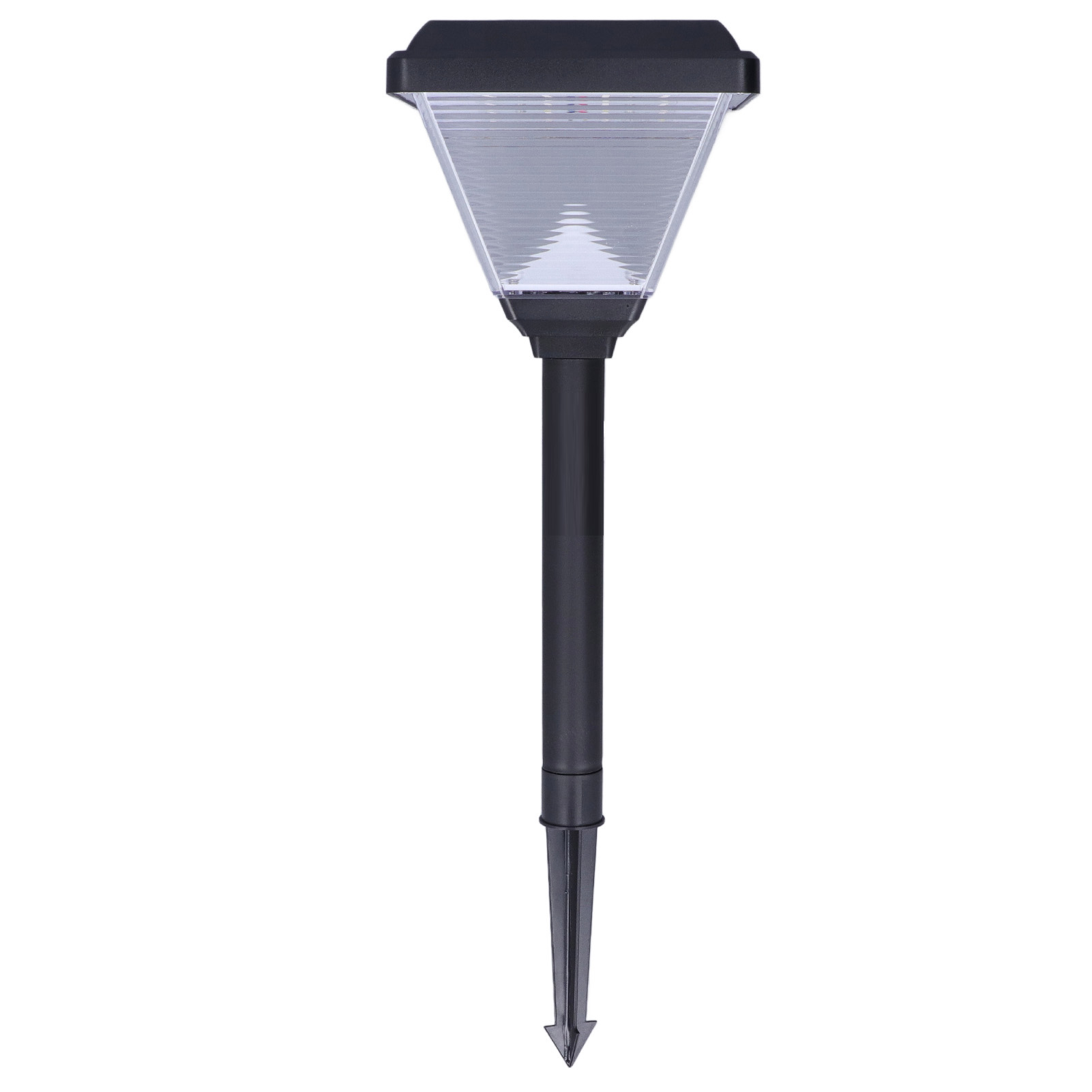 5v 2w Led-solarstraßenleuchte, Wasserdichtes Monokristallines Panel Mit Integriertem Akku Für Mastmontage