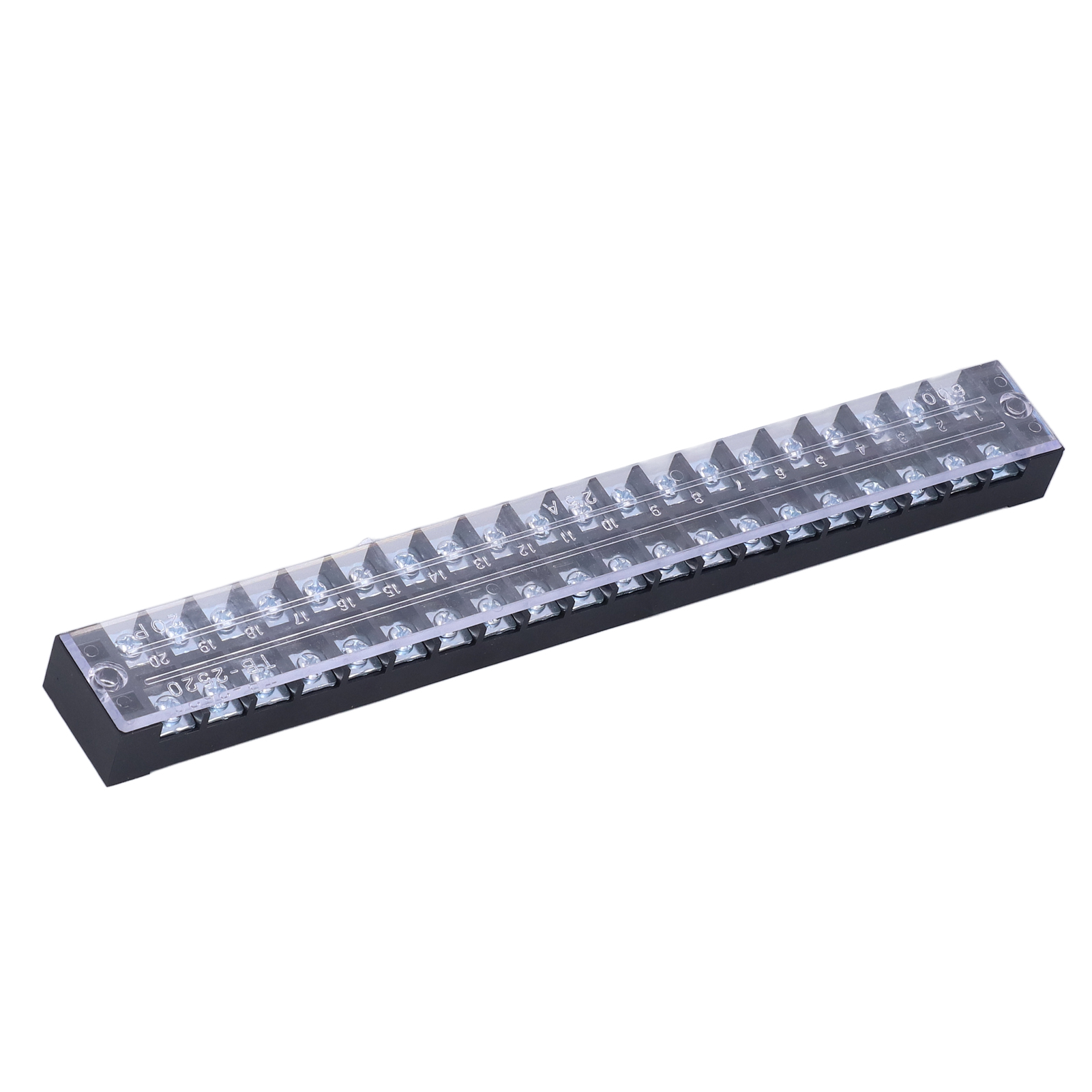 Satz Mit 15 Tb-2520 Klemmenblöcken, 20 Positionen, Zweireihig, 600 V 25 A, Schraubklemmen